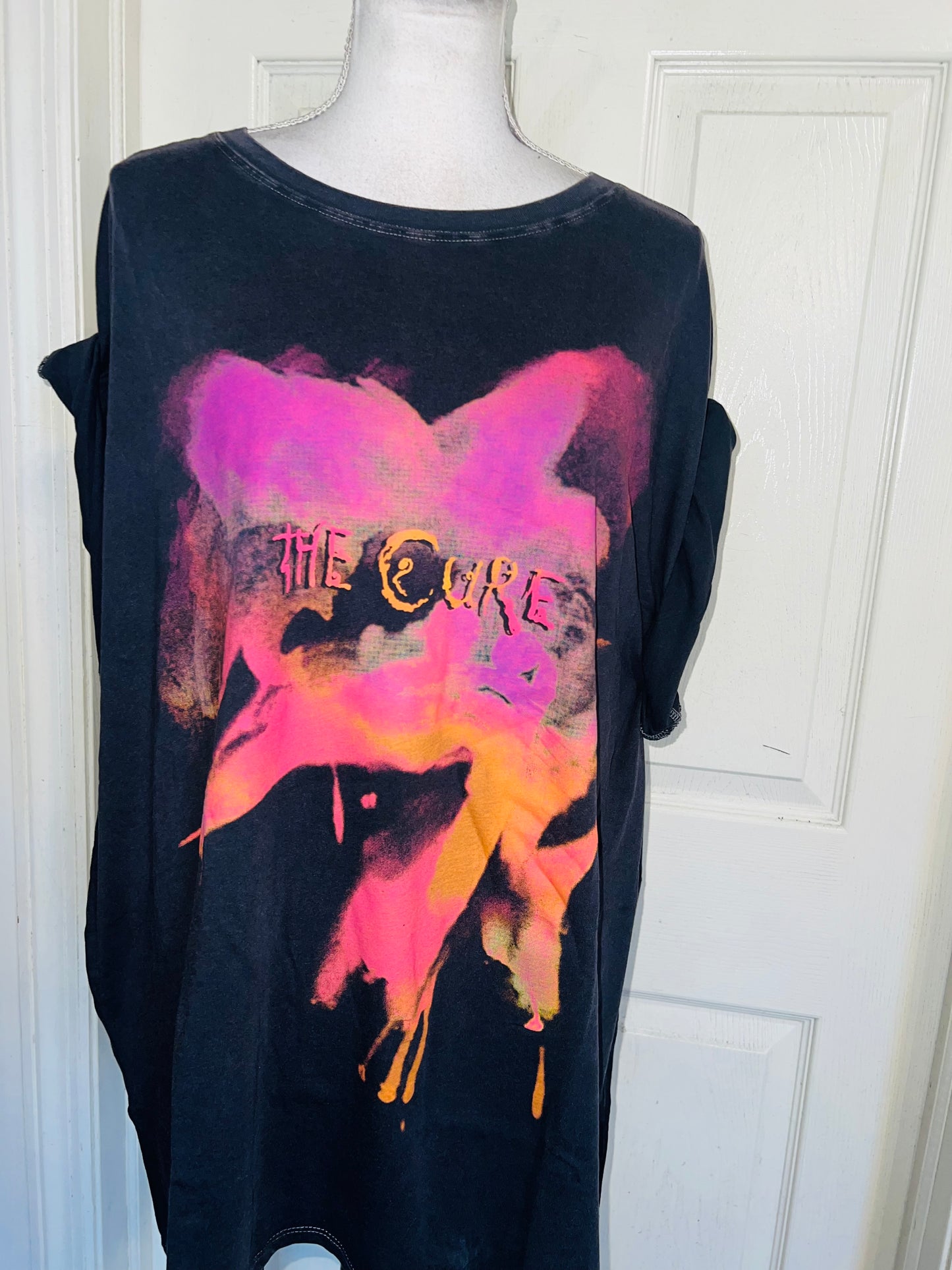The Cure Oversized Distressed Tee
