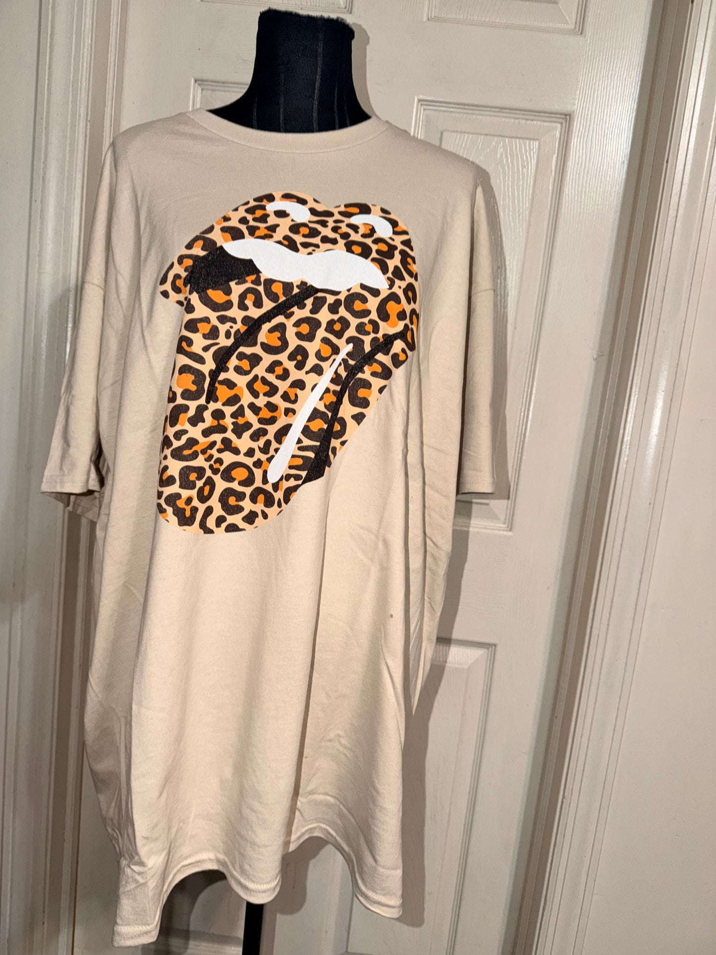 The Rolling Stones Oversized Distressed Tee