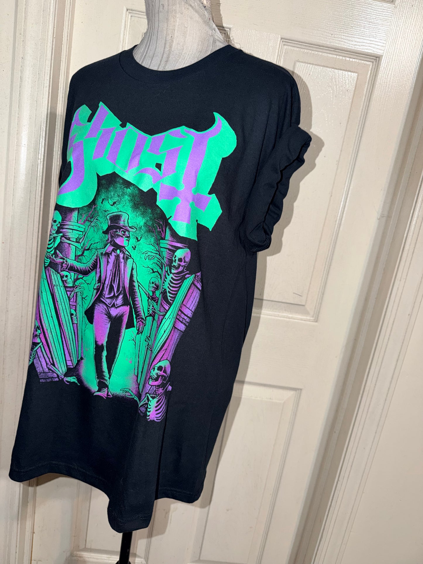 Ghost Oversized Distressed Tee