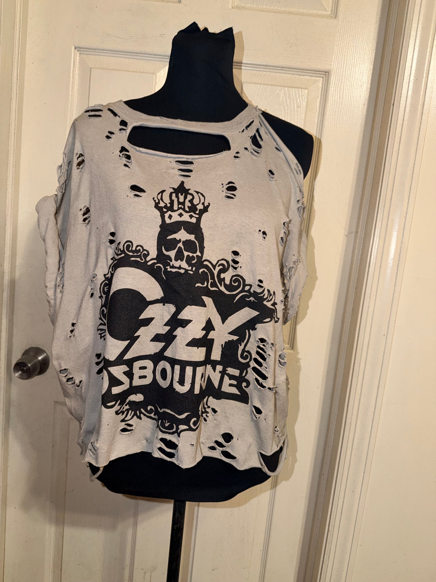 Ozzy Osbourne Oversized Distressed Tee (As Is)