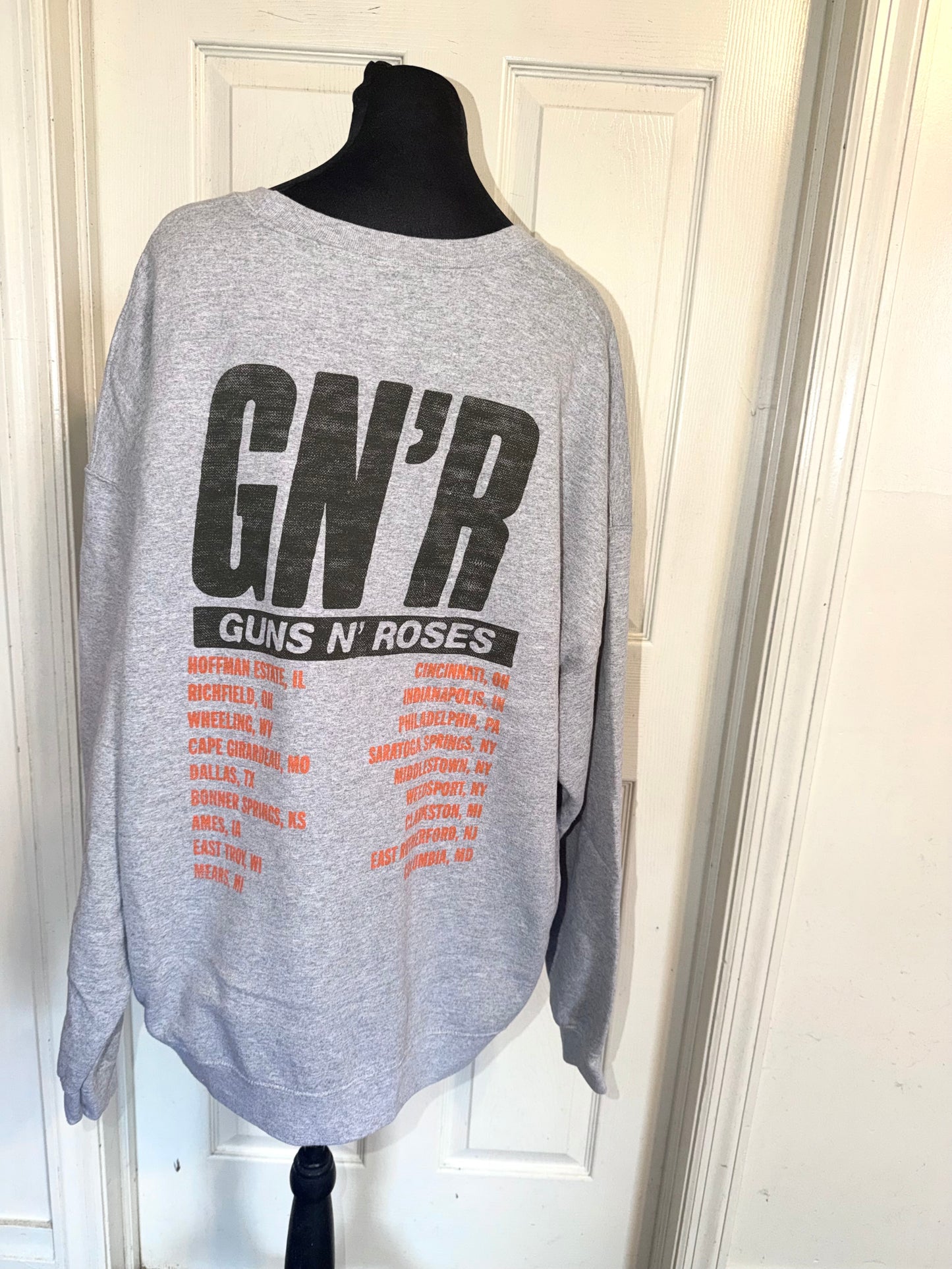 Guns N’ Roses Double Sided Oversized Sweatshirt