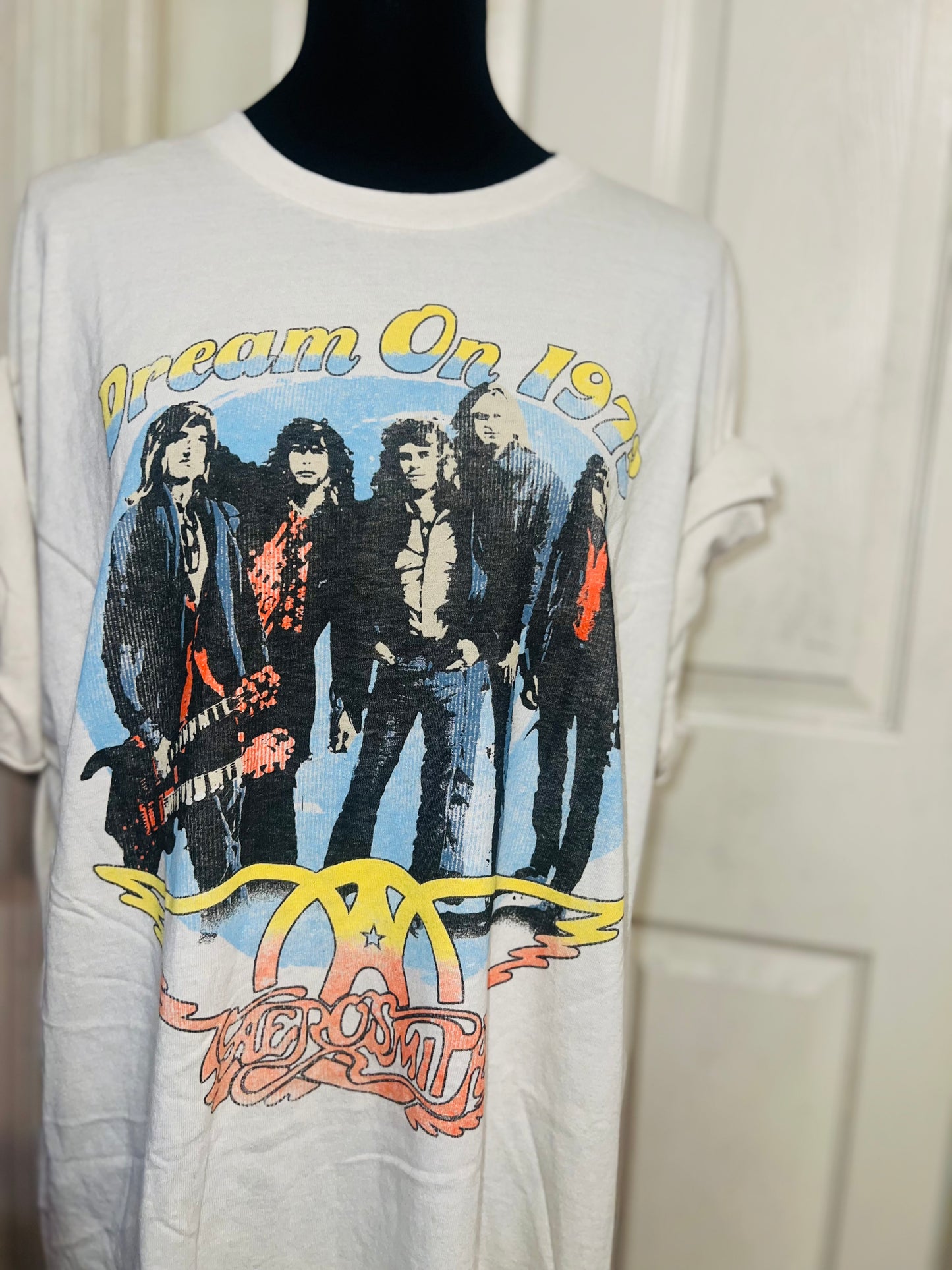 Aerosmith Oversized Distressed Tee