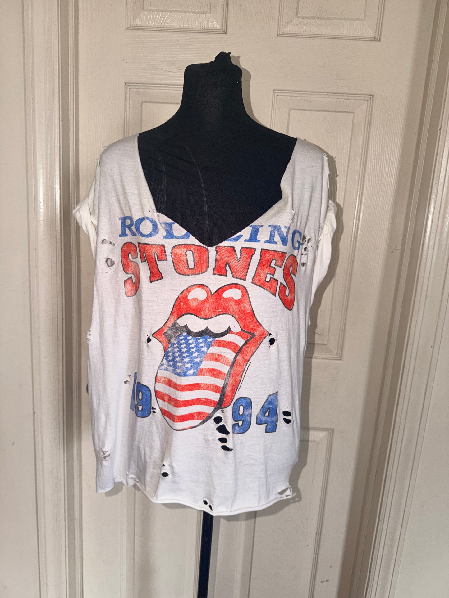 The Rolling Stones Open Back Bow Tee (as is)