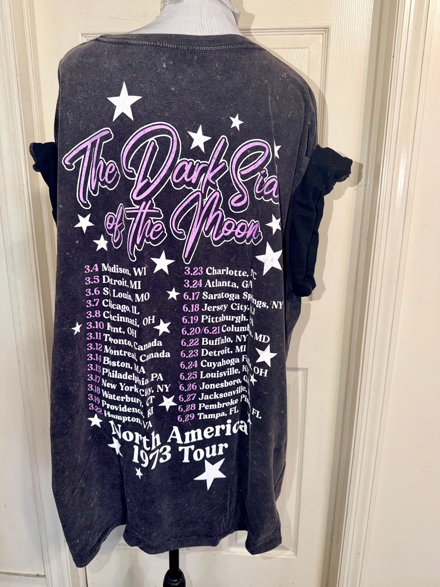 Pink Floyd Double Sided Oversized Distressed Tee