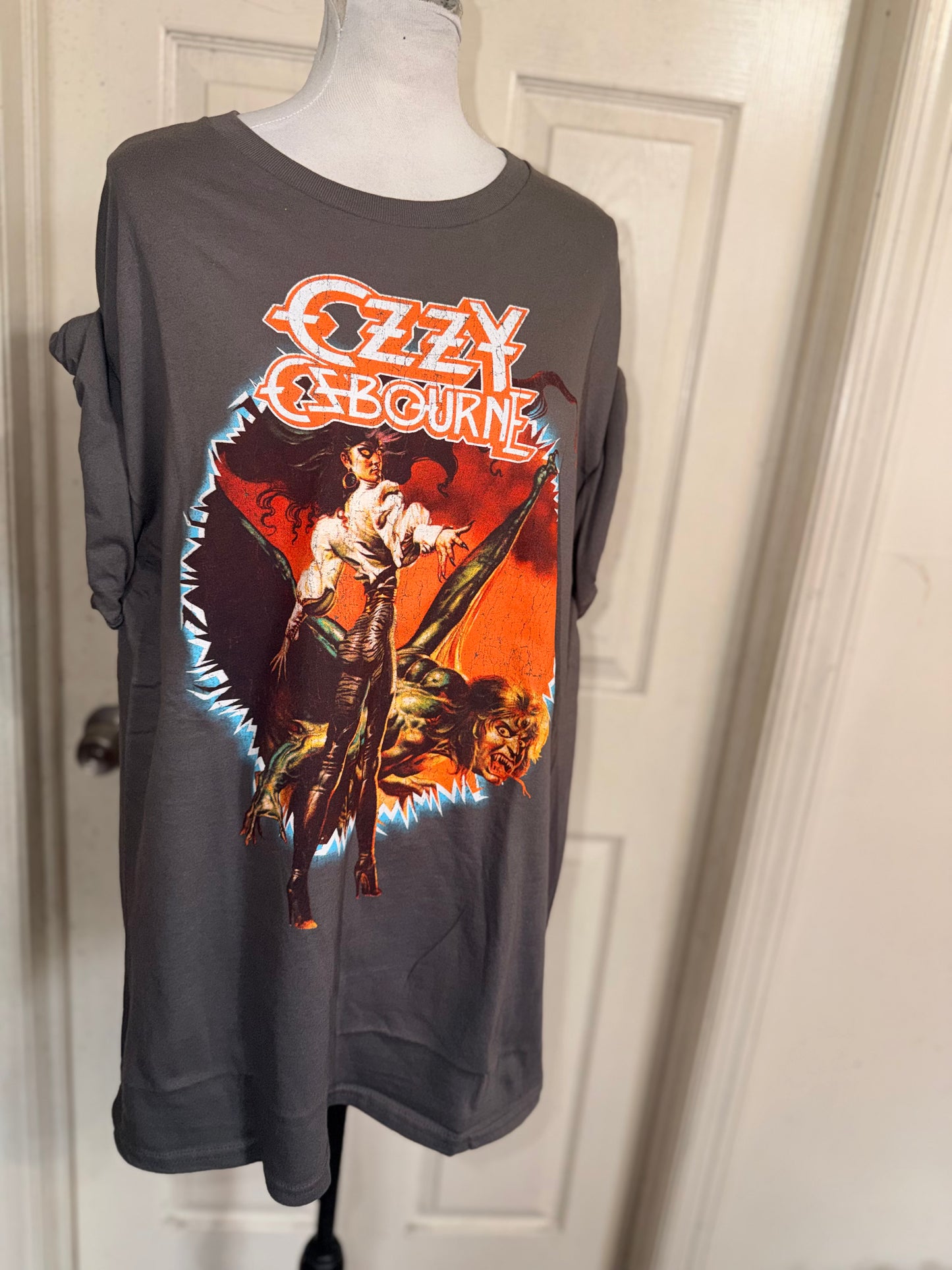Ozzy Osbourne Oversized Distressed Tee