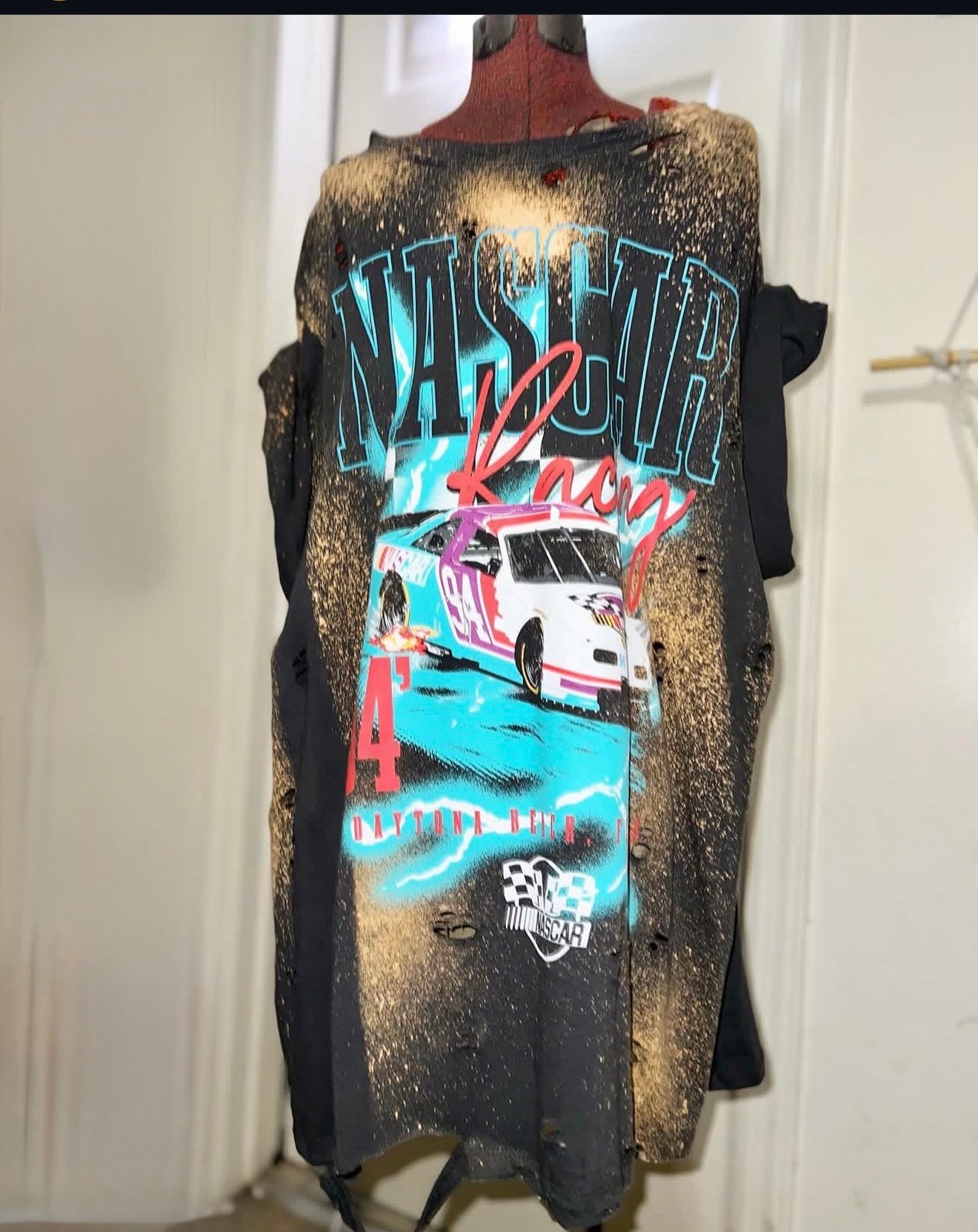 NASCAR Oversized Distressed Tee
