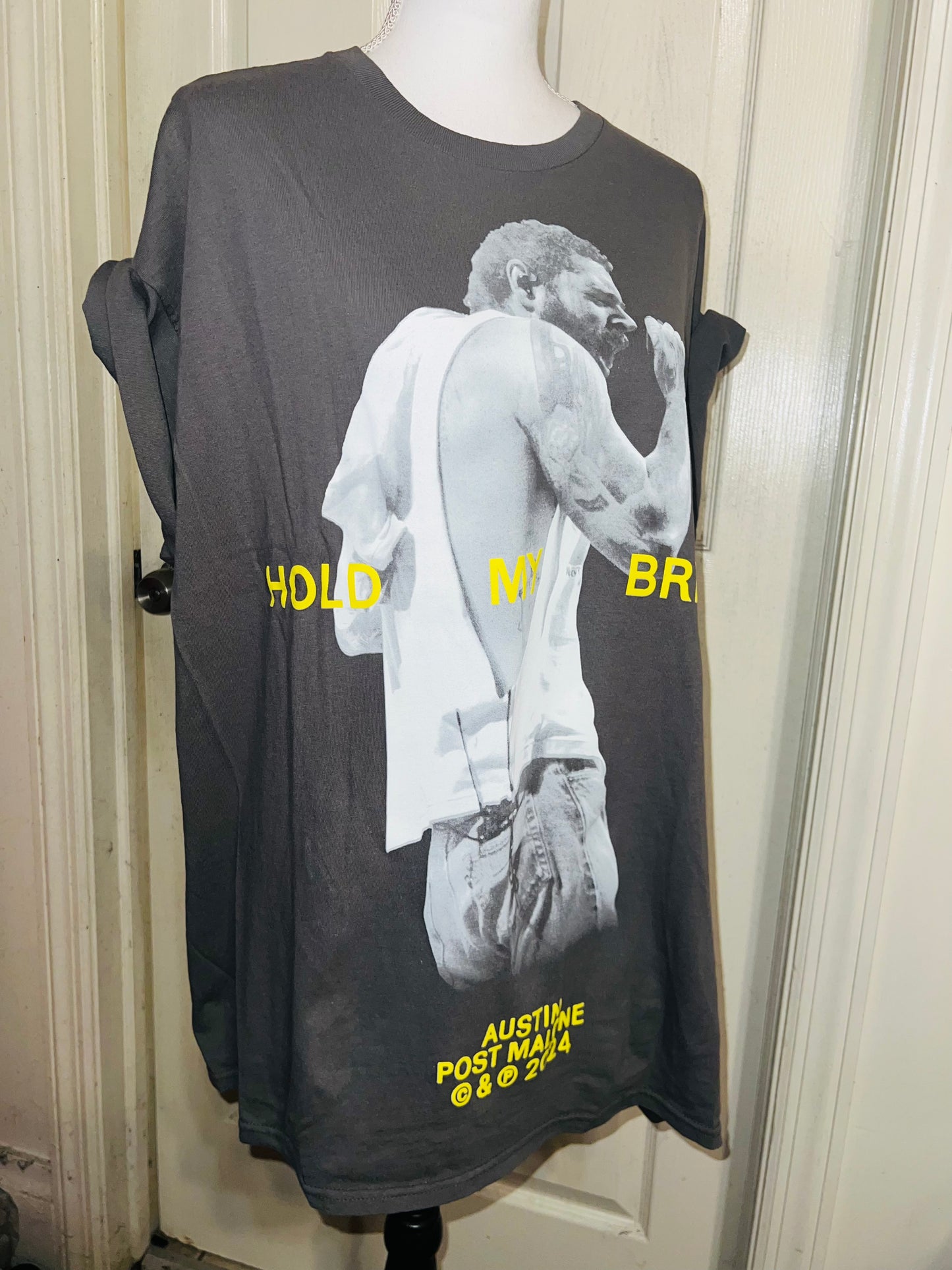 Post Malone Oversized Distressed T-Shirt