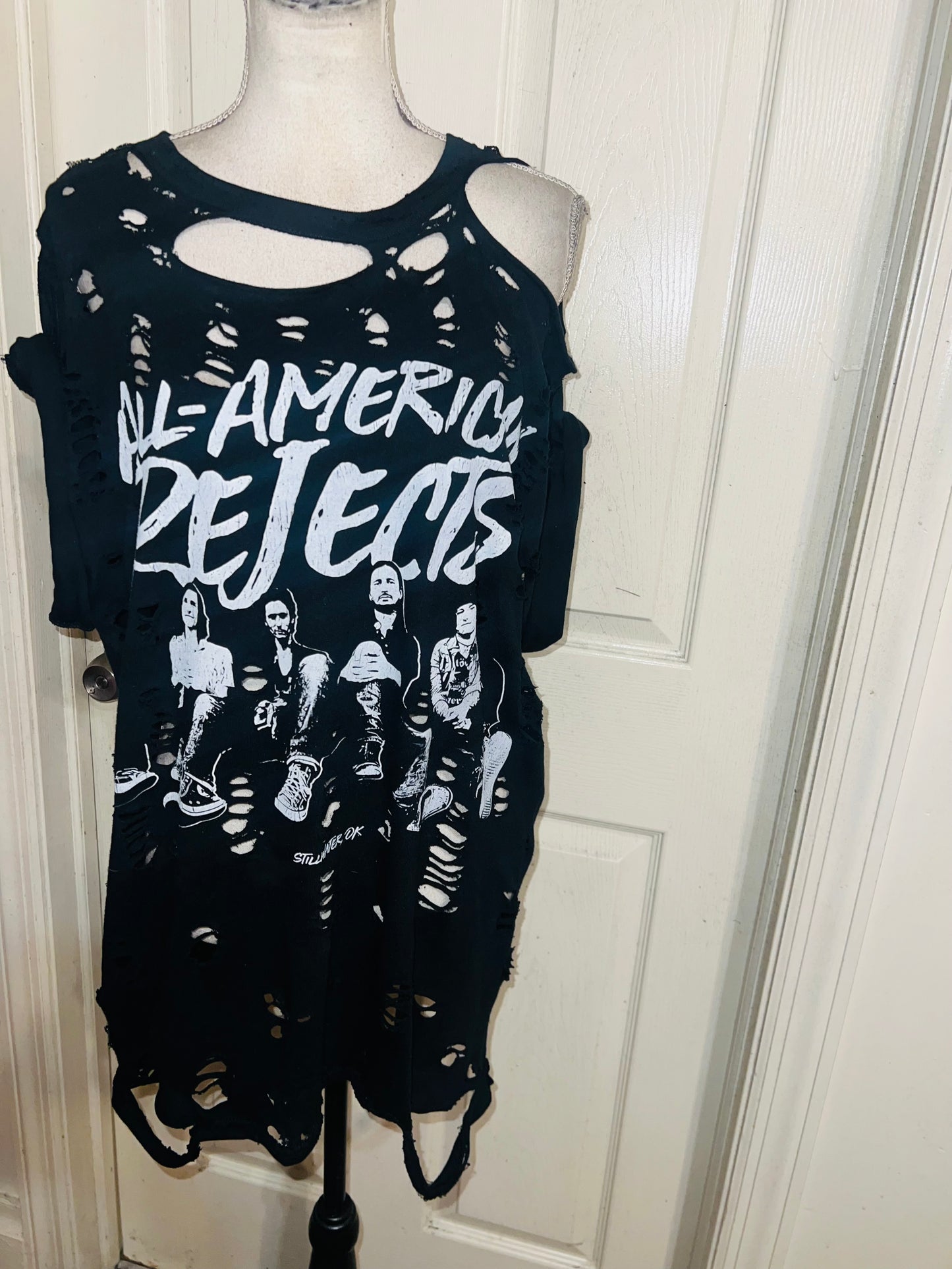 All American Rejects Oversized Distressed Tee