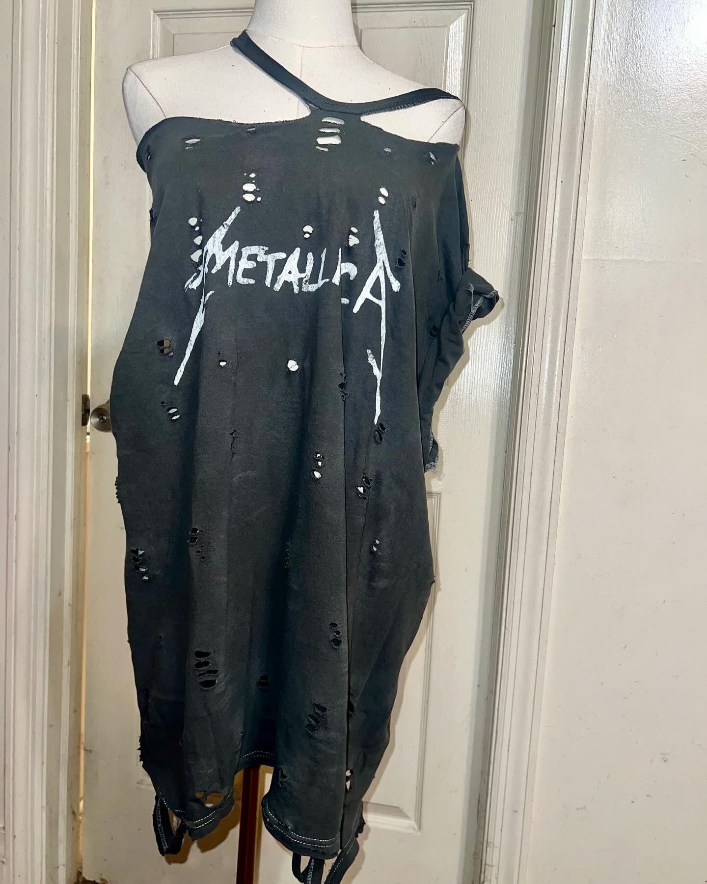 Metallica Double Sided Oversized Distressed Tee