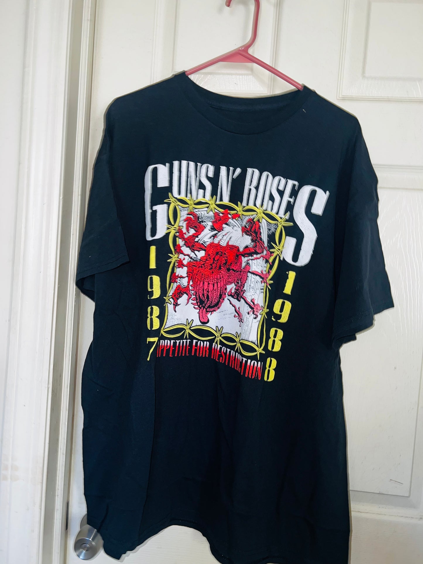 Guns n Roses Double Sided Distressed Tee 87-88