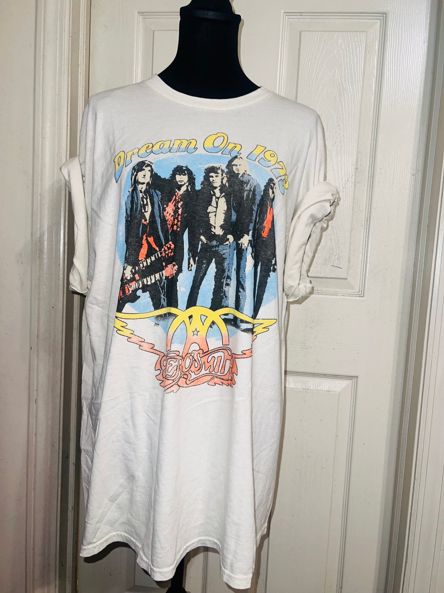 Aerosmith Oversized Distressed Tee