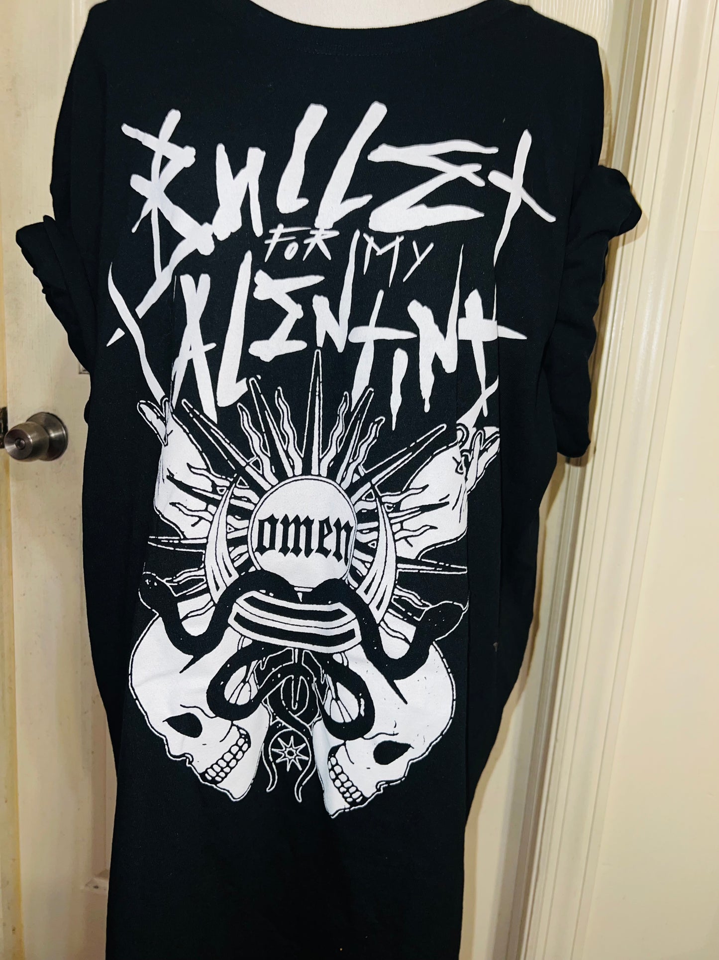 Bullet for my Valentine Oversized Distressed Tee