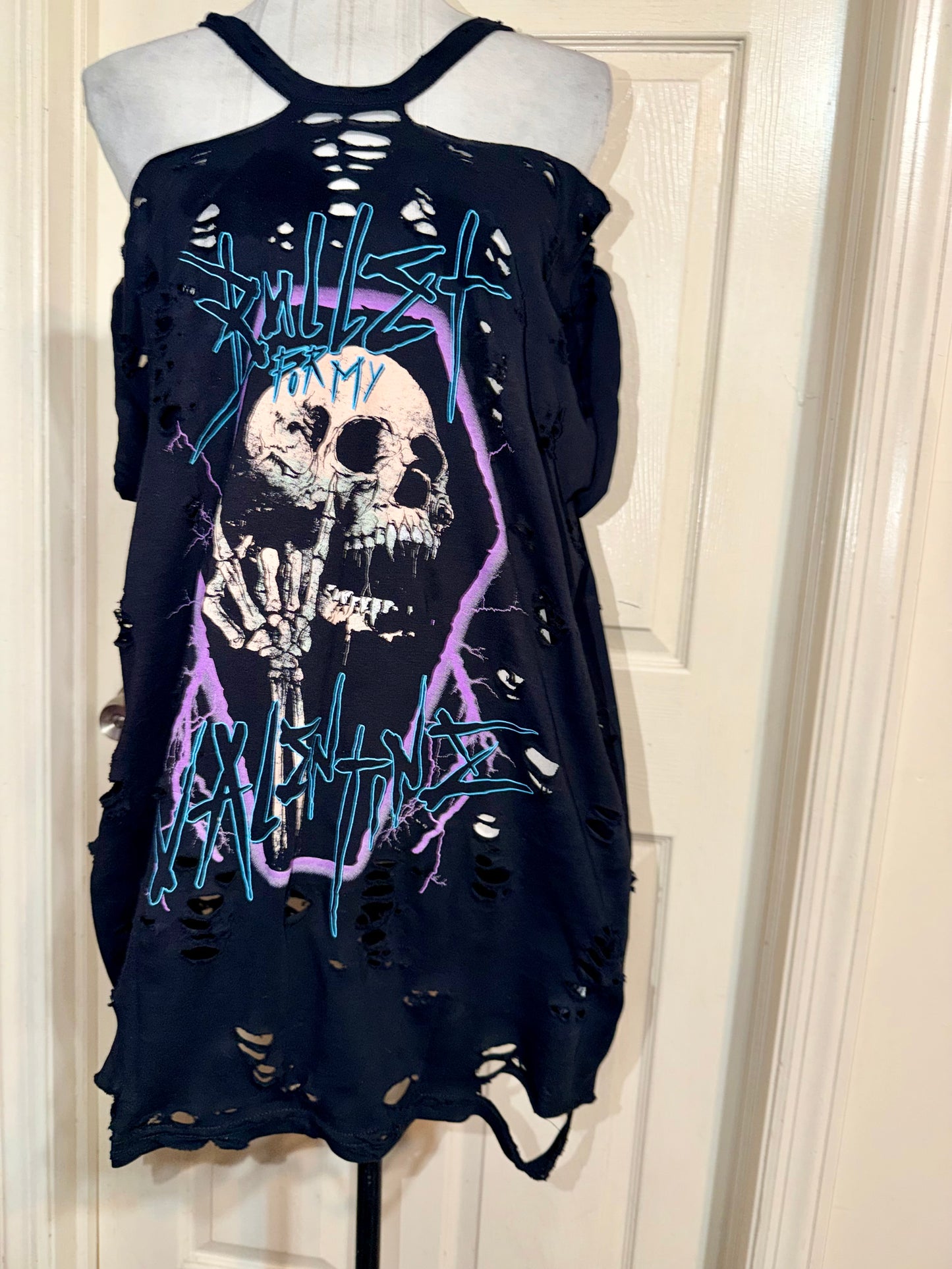 Bullet for my Valentine Oversized Distressed Tee