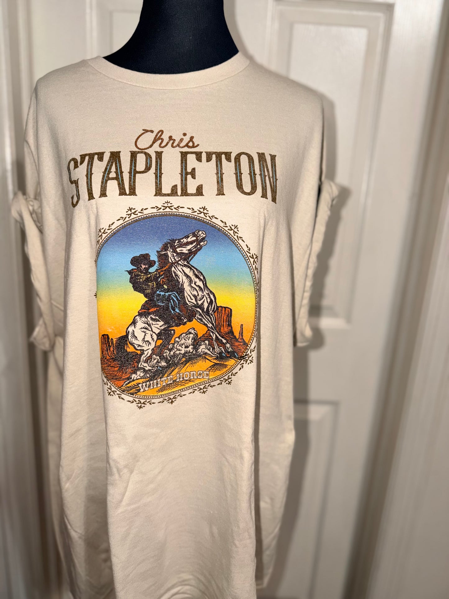Chris Stapleton Oversized Distressed Tee