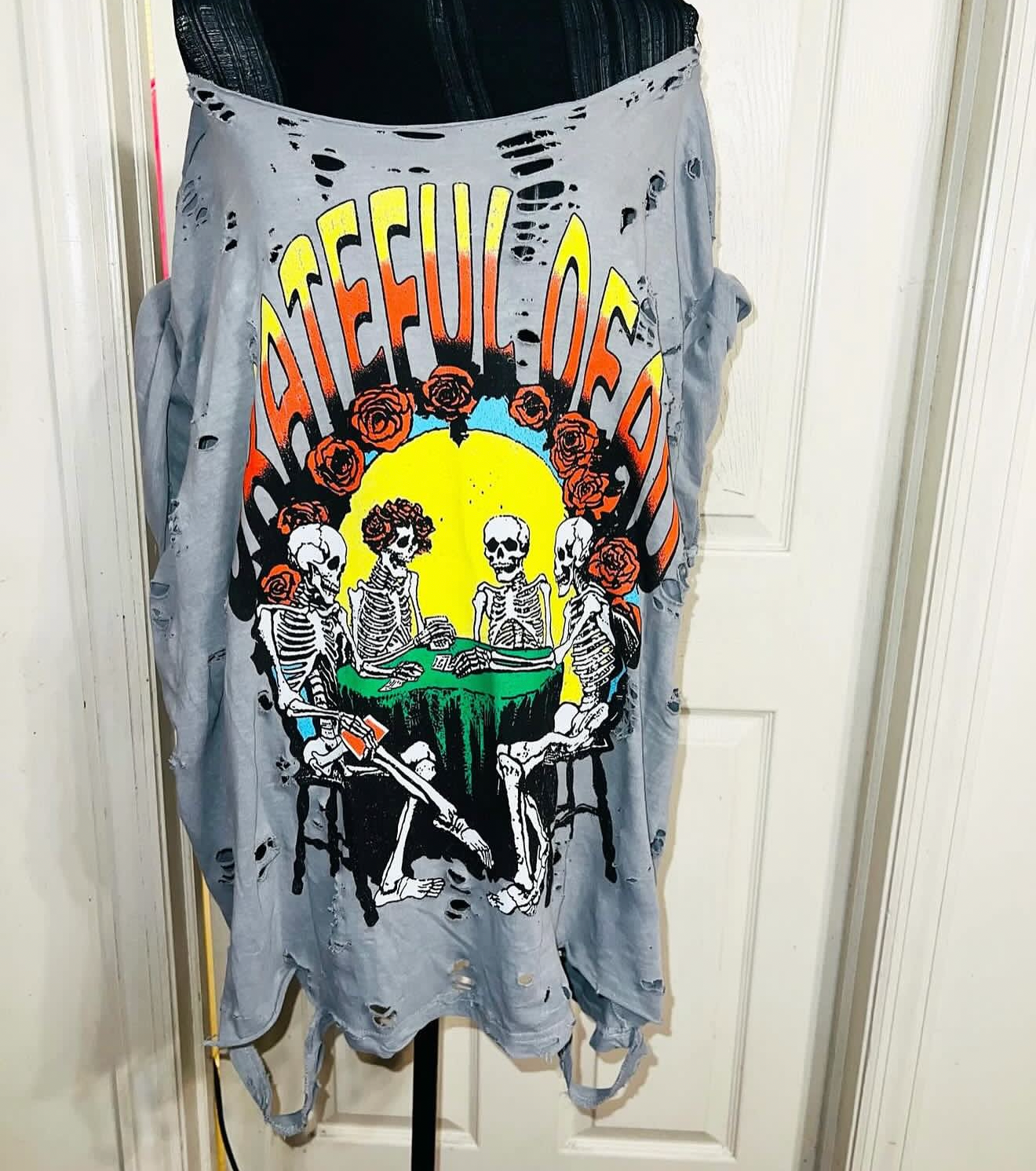 Grateful Dead Oversized Distressed Tee