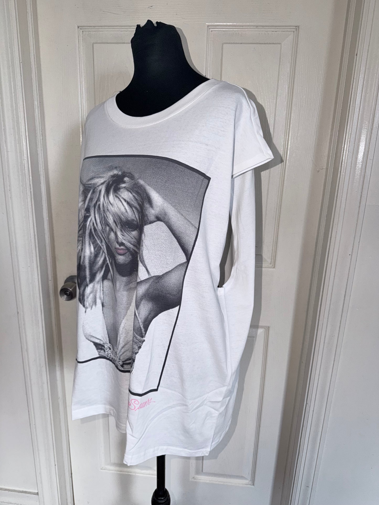 Britney Spears Oversized Distressed Tank