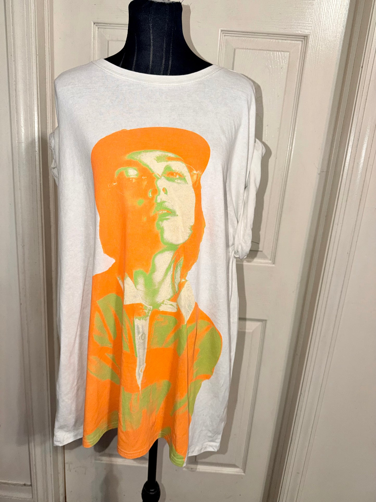 Billie Eilish Double Sided Oversized Distressed Tee