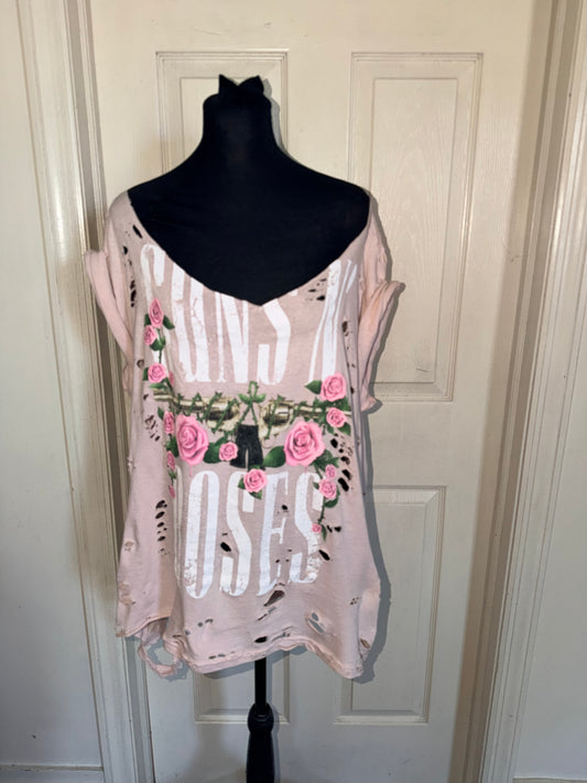 Guns N’ Roses Oversized Distressed Tee