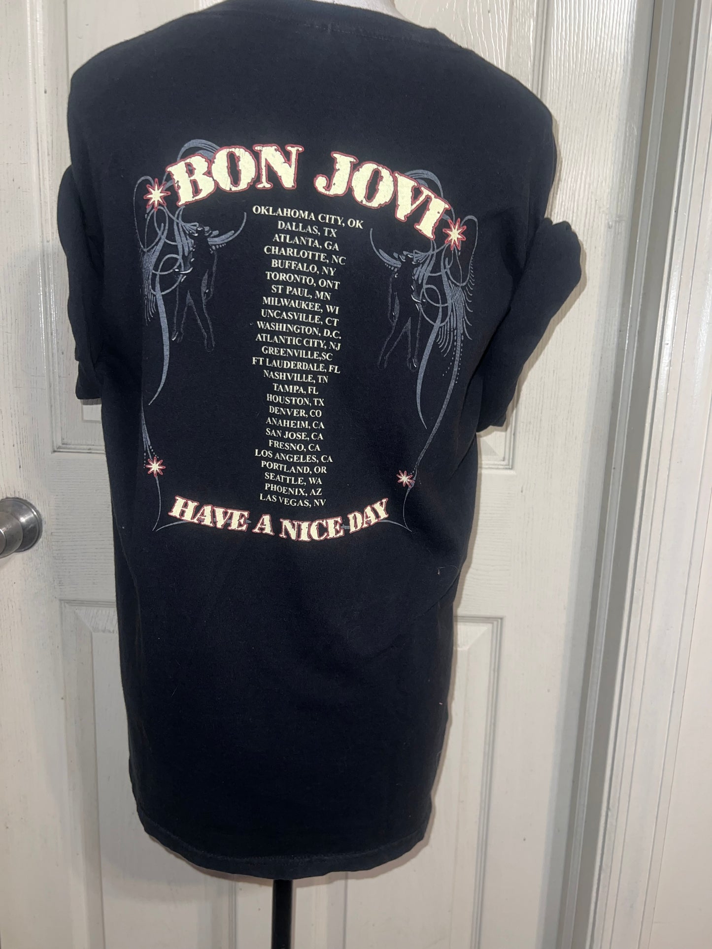 Bon Jovi Vintage Double Sided Tour Tee