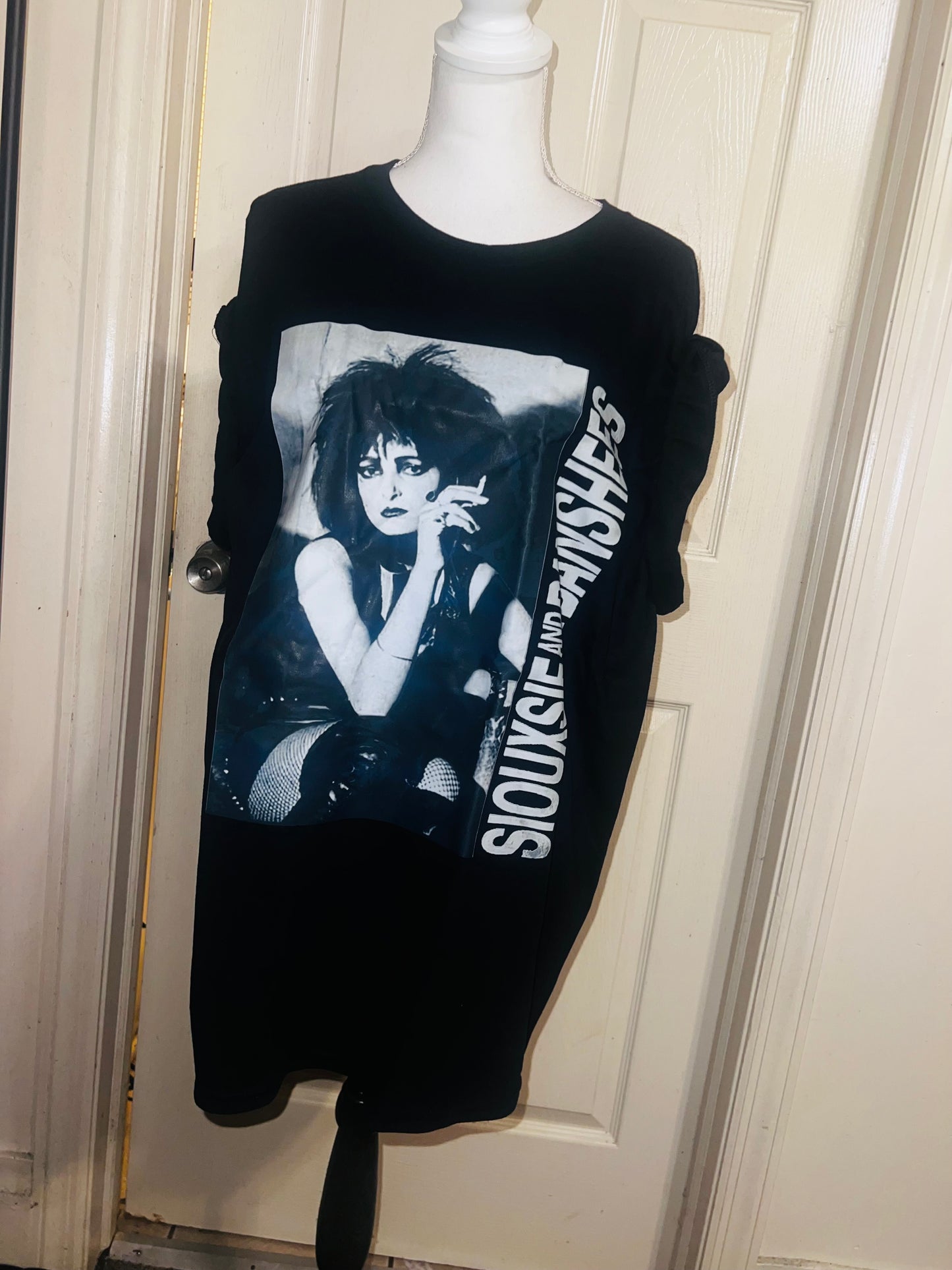 Siouxsie and the Banshees Oversized Distressed Tee