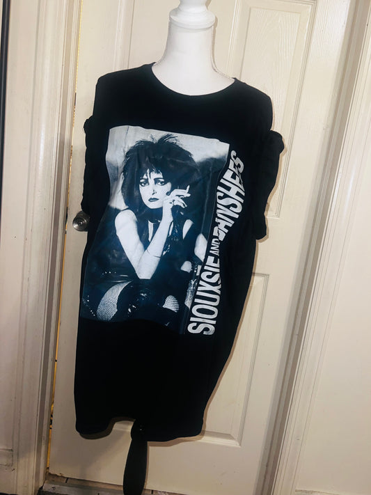 Siouxsie and the Banshees Oversized Distressed Tee