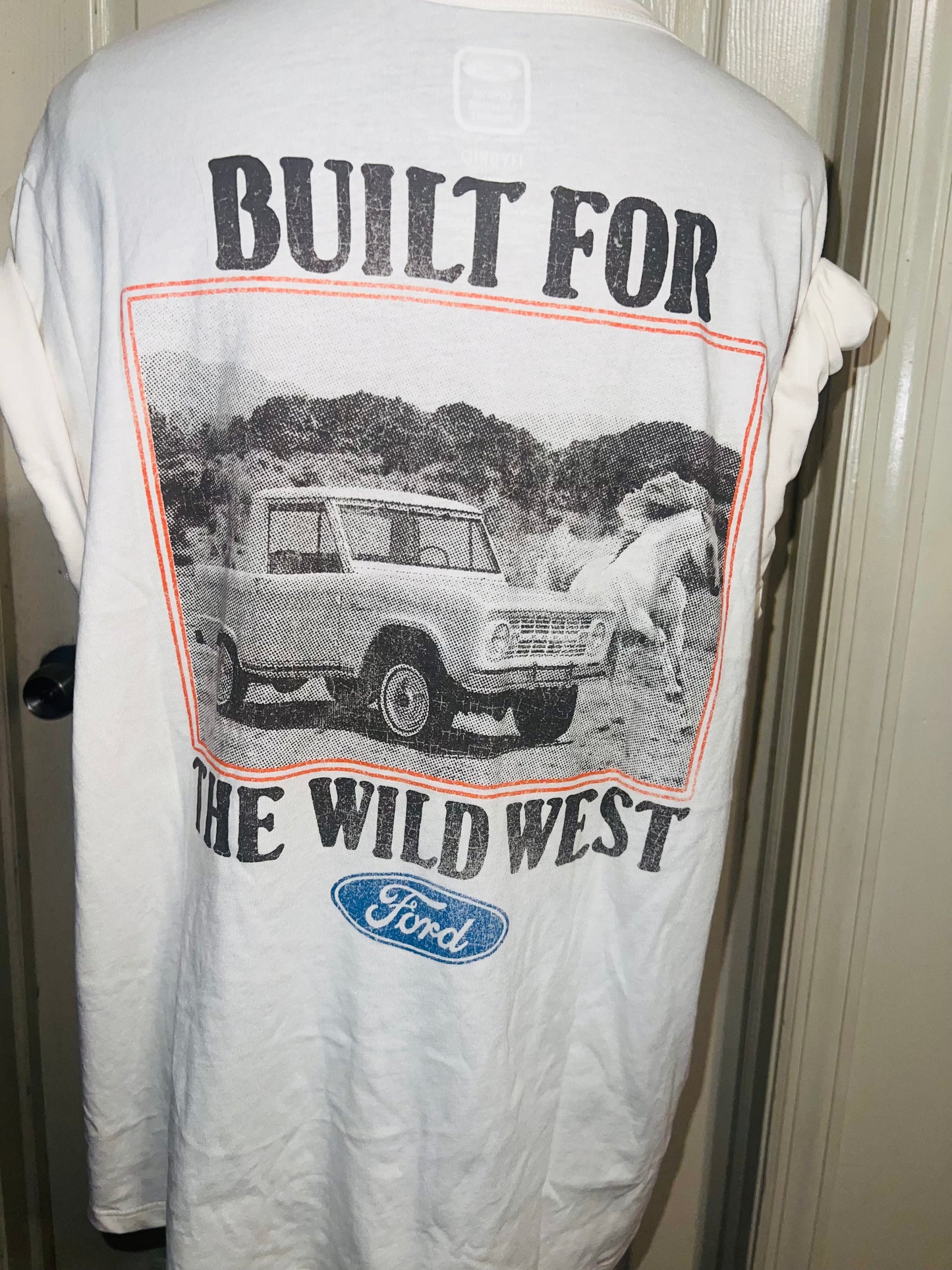 Ford Bronco Wild West Double Sided Distressed Tee