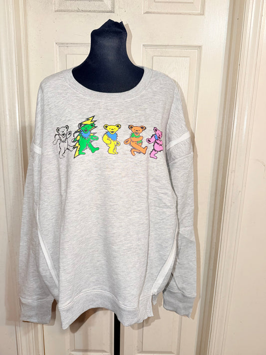 Grateful Dead Oversized Distressed Tee