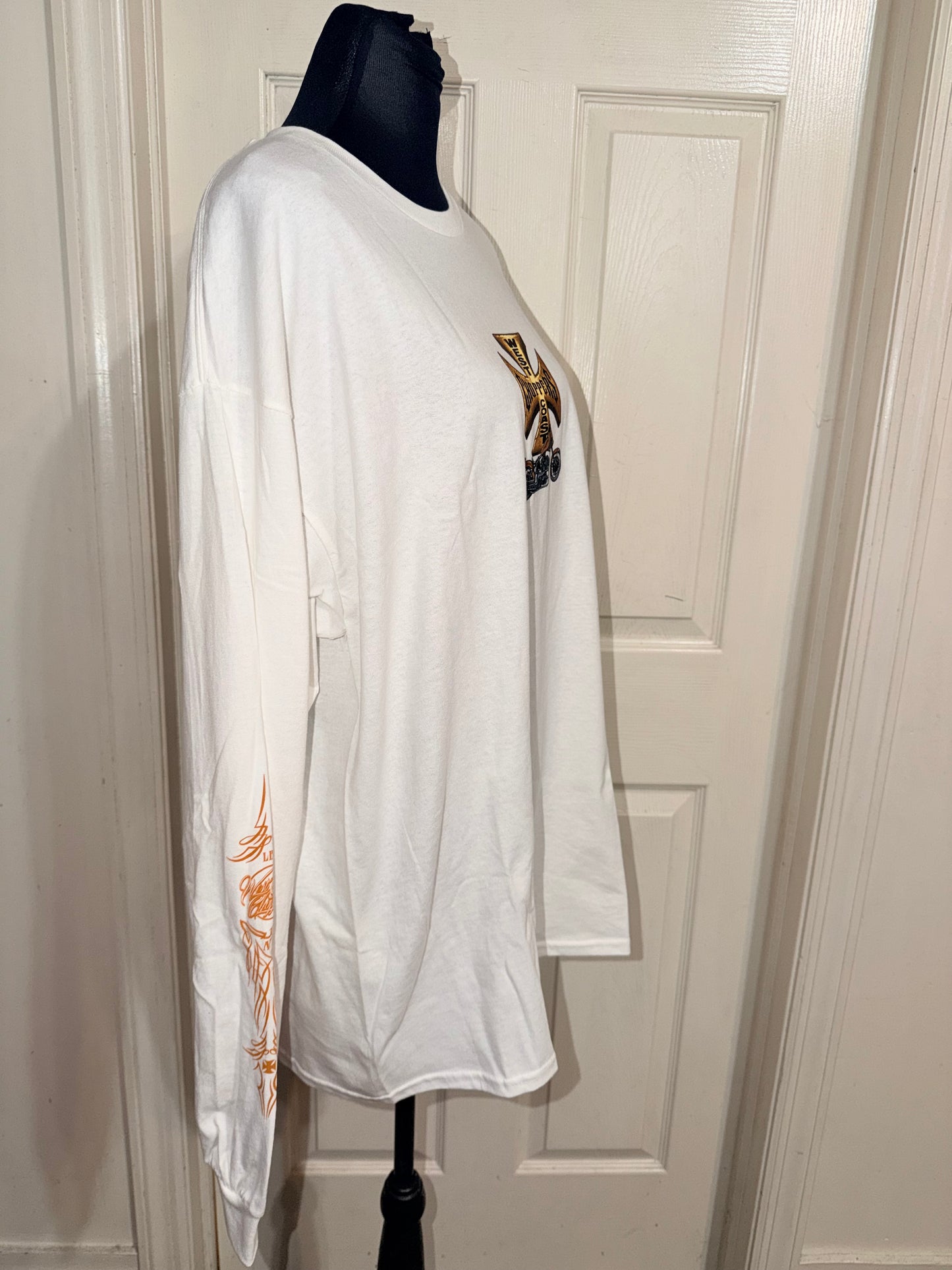 West Coast Choppers Double Sided Oversized Long Sleeve Tee