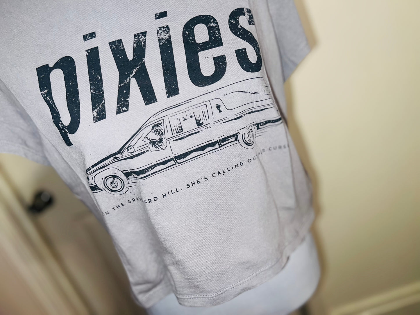 Pixies Distressed Baby Tee