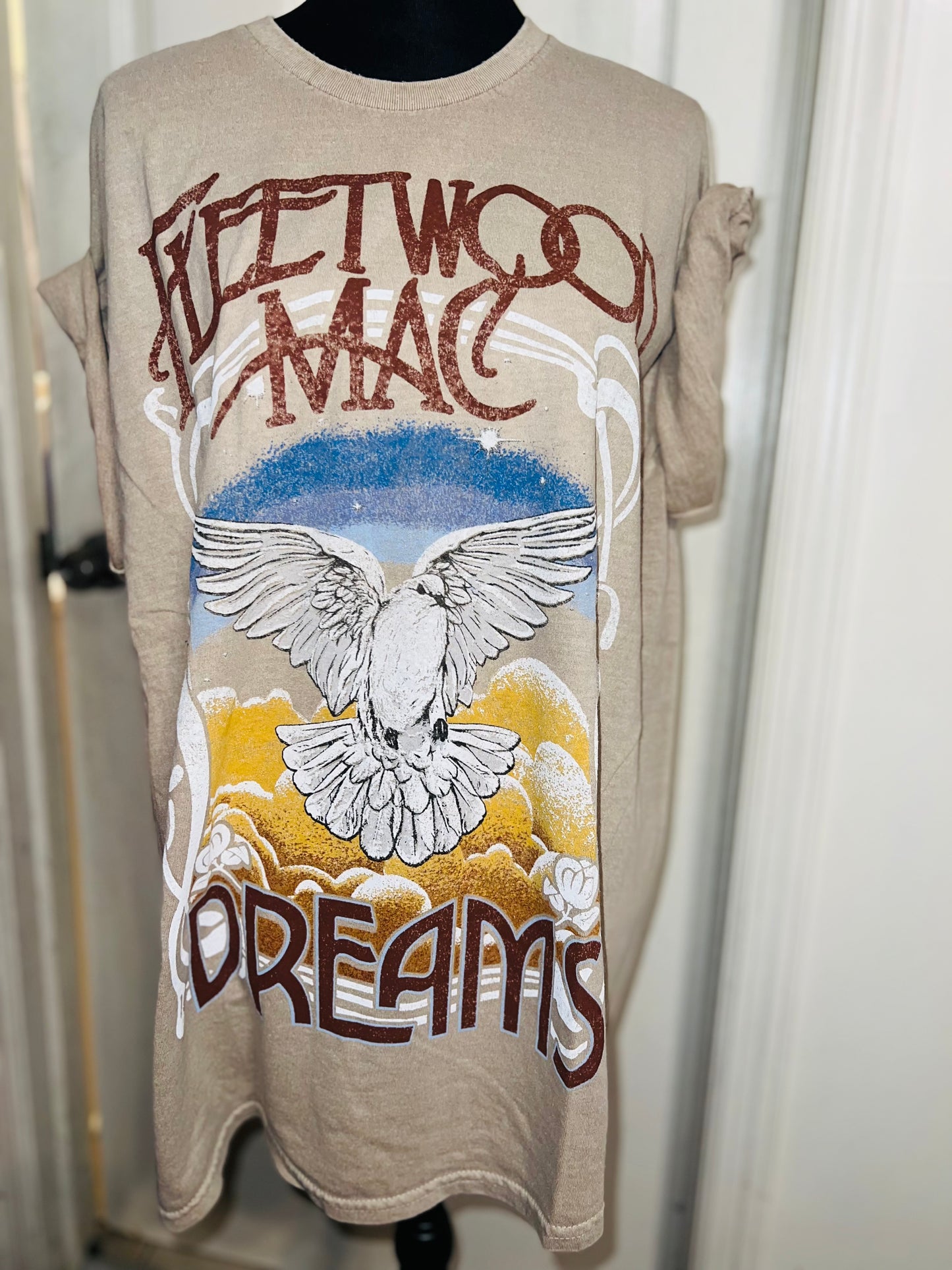 Fleetwood Mac Oversized Distressed Tee