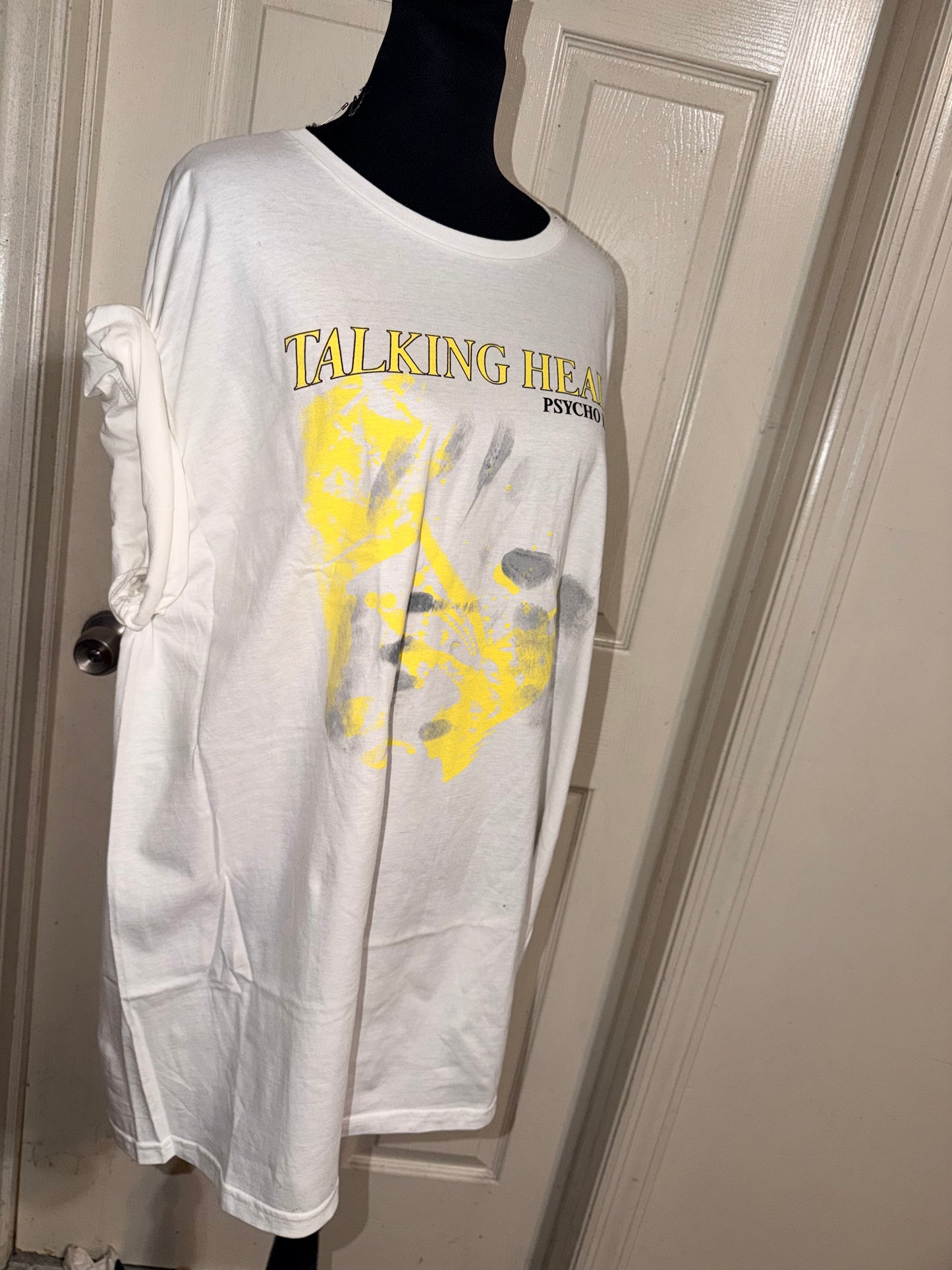 The Talking Heads Oversized Distressed Tee
