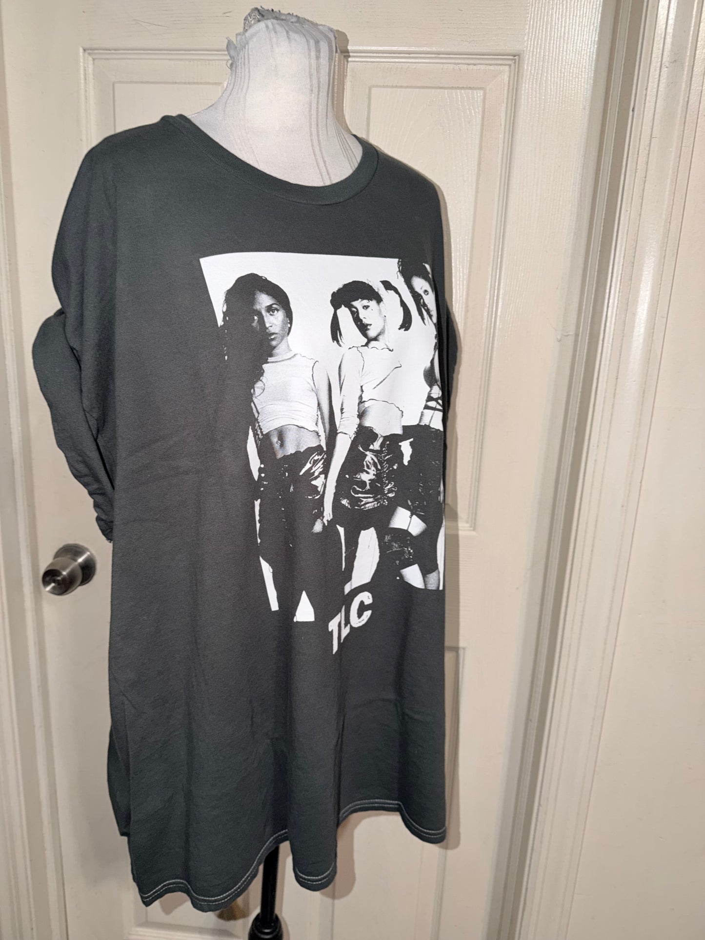 TLC Oversized Distressed Tee