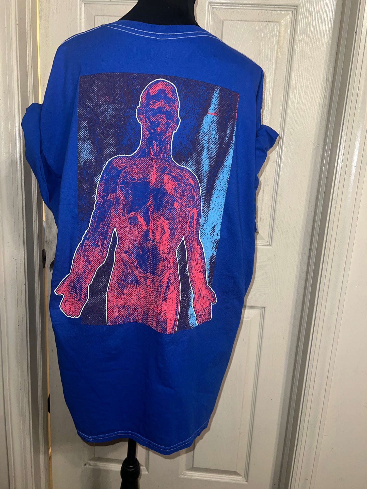 Nirvana Double Sided Oversized Distressed Tee