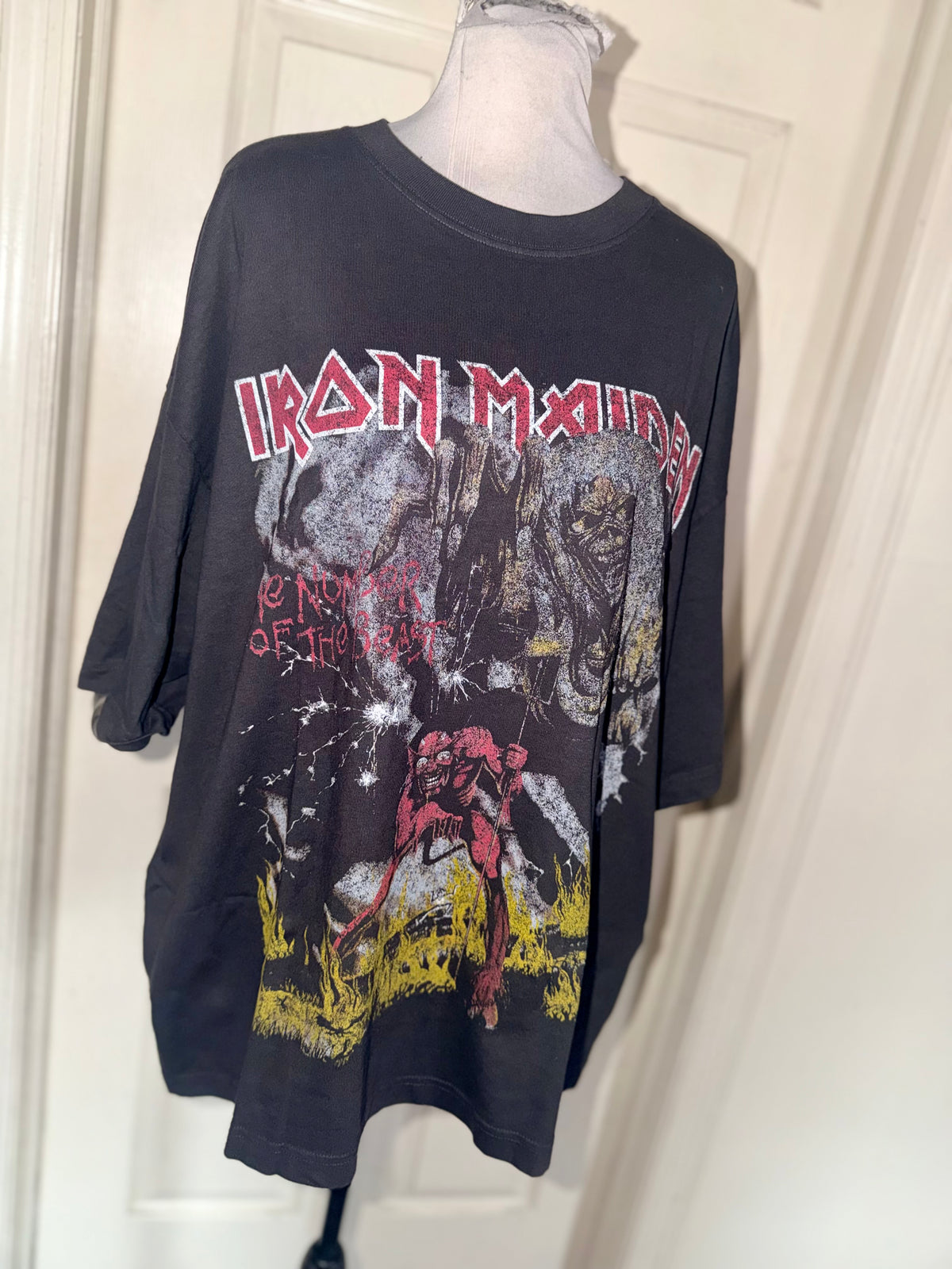 Iron Maiden Double Sided Oversized Tee