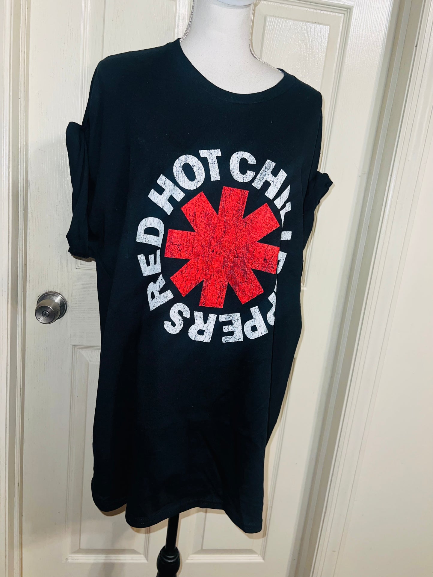 Red Hot Chili Peppers Oversized Distressed Tee