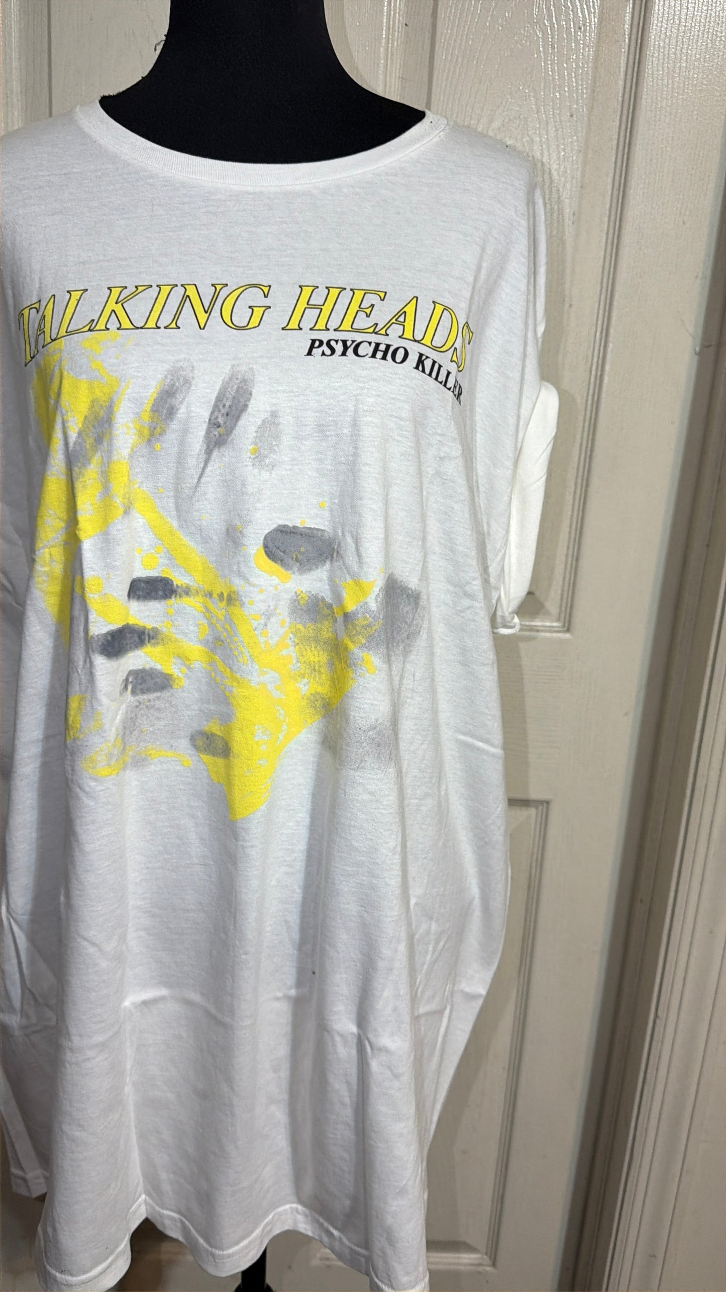 The Talking Heads Oversized Distressed Tee