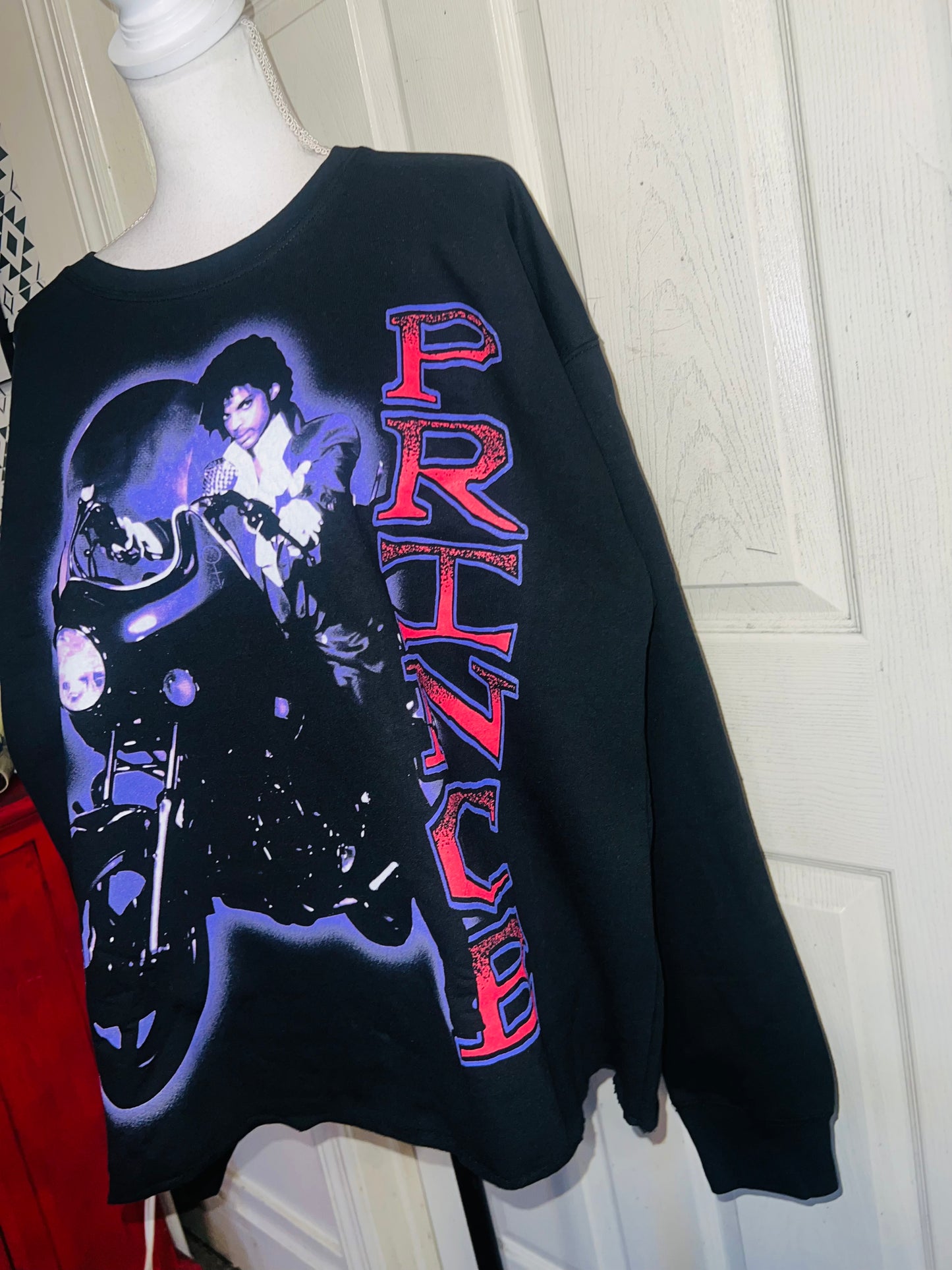 Prince Oversized Distressed Sweatshirt