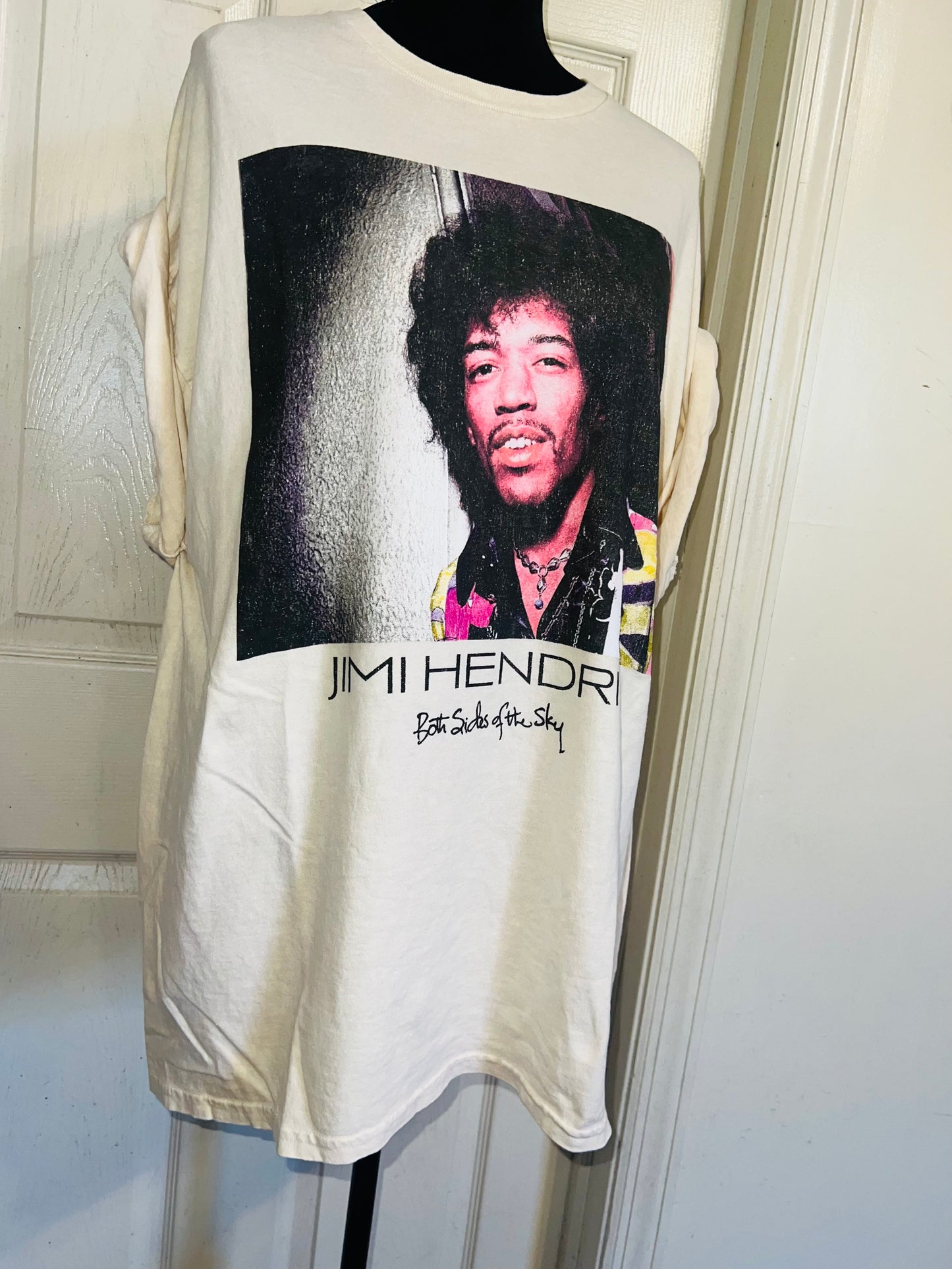 Jimi Hendrix Oversized Distressed Tee
