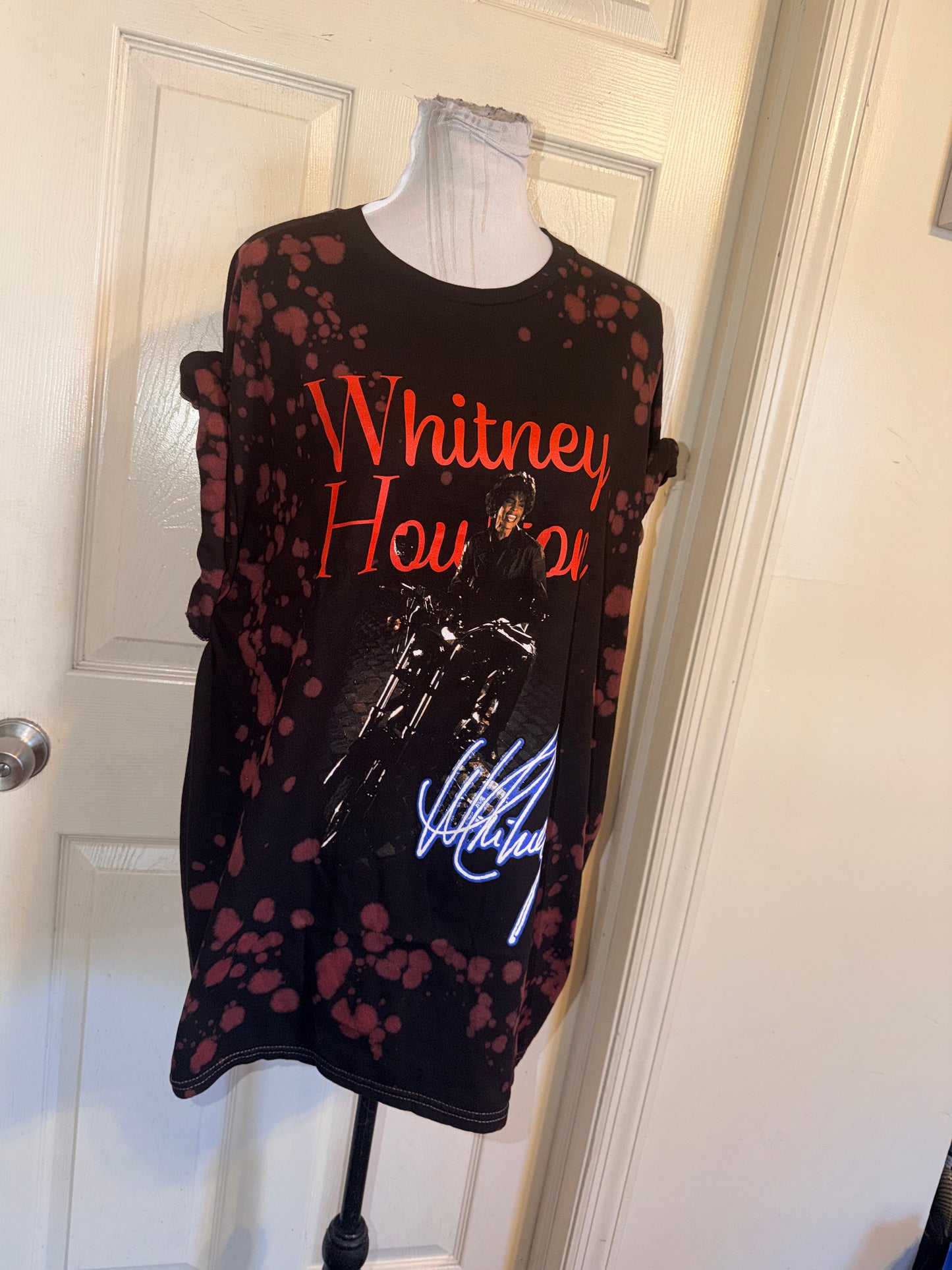 Whitney Houston Distressed Tee