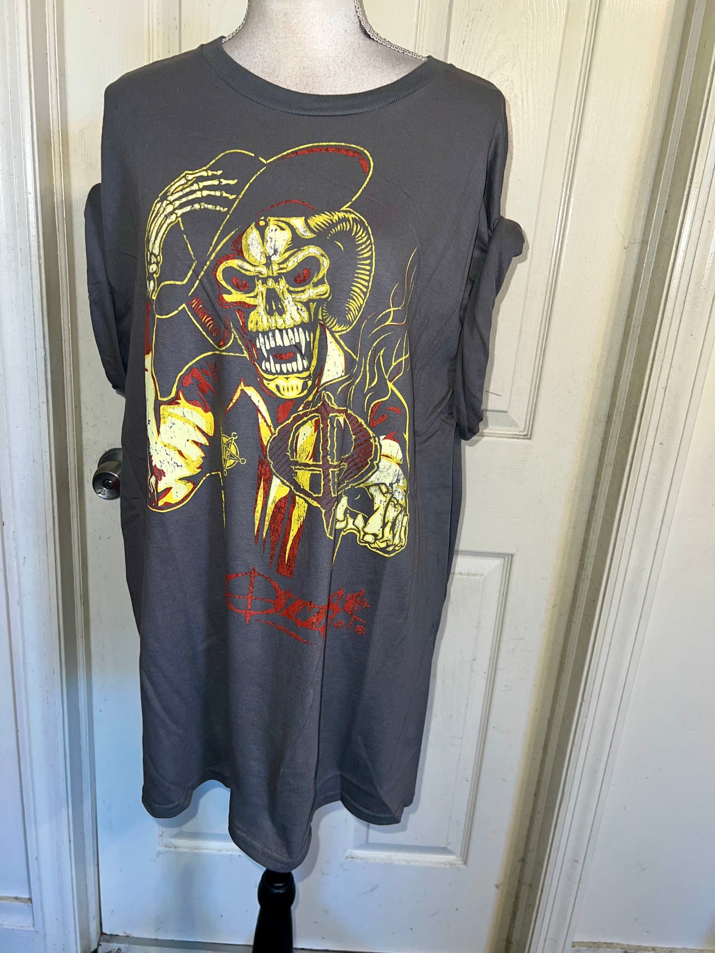 Ozzy Osbourne Ozzfest Oversized Distressed Tee