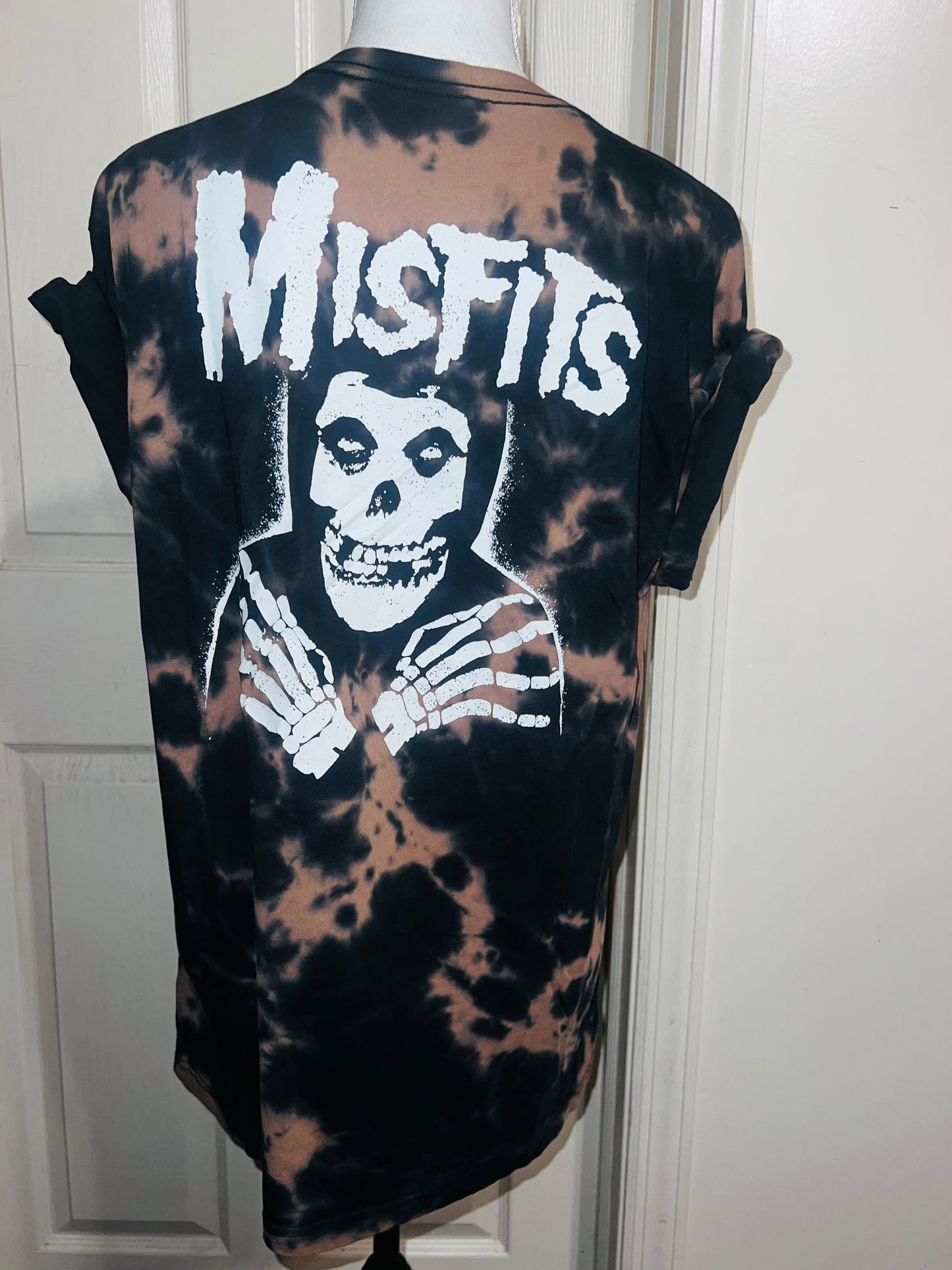 Misfits Double Sided Oversized Distressed Tee