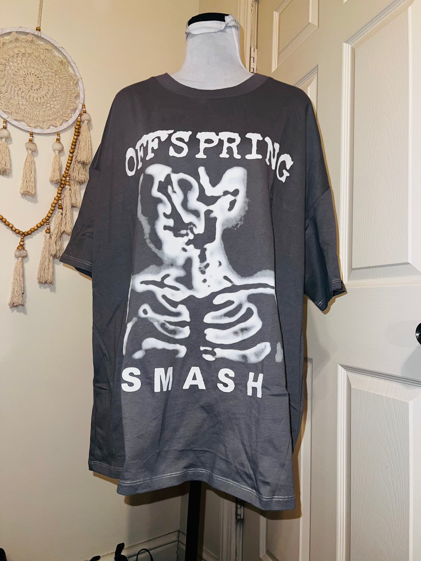 The Offspring “Smash” Oversized Distressed Tee