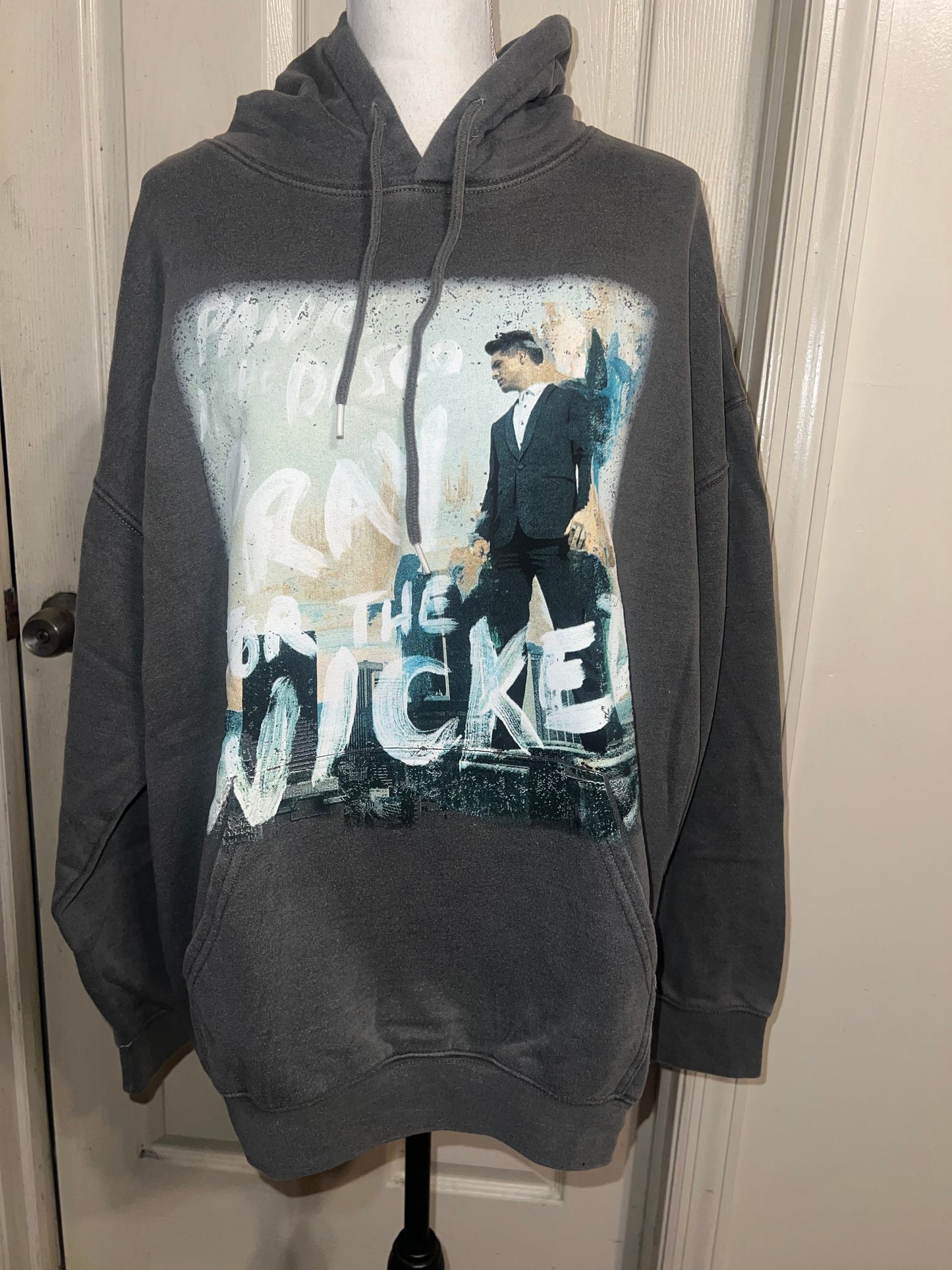 Panic! At The Disco Oversized Distressed Sweatshirt