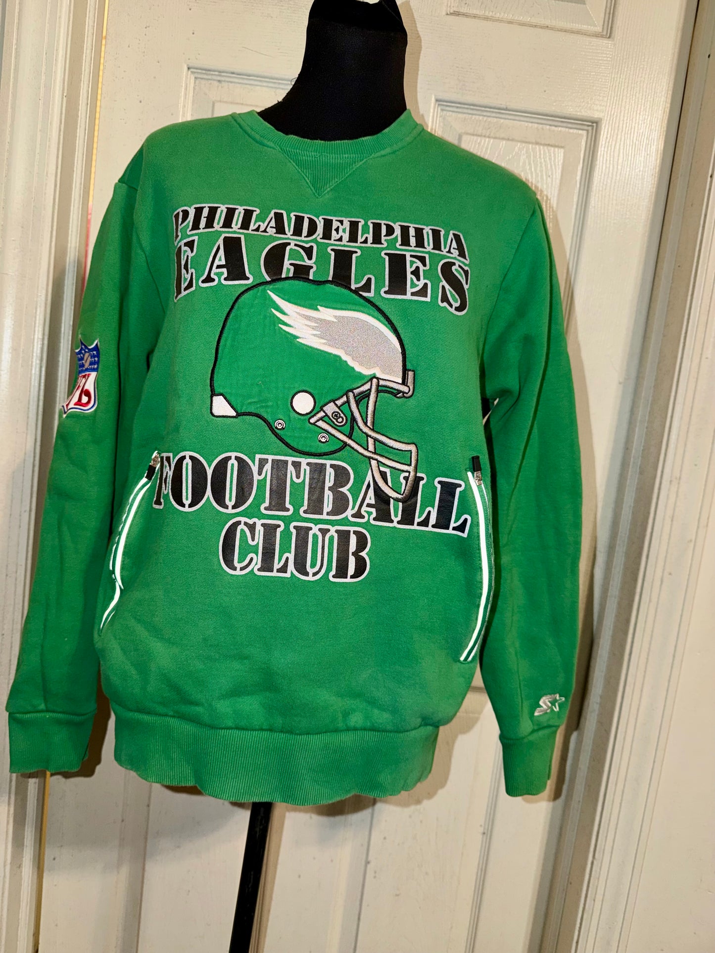 Philadelphia Eagles Oversized Distressed Sweatshirt