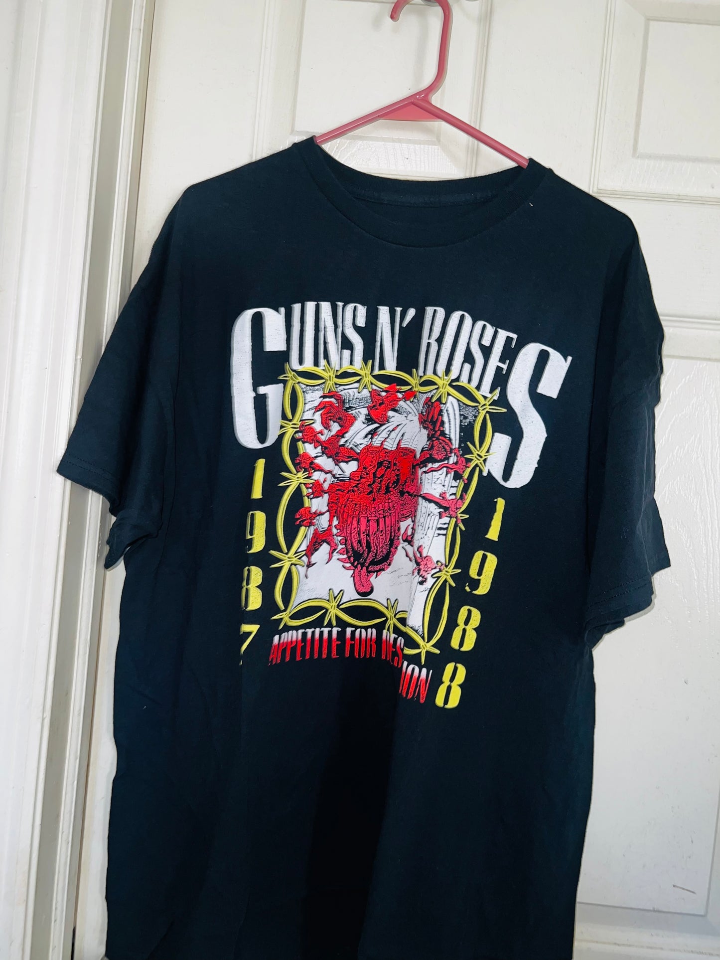 Guns n Roses Double Sided Distressed Tee 87-88