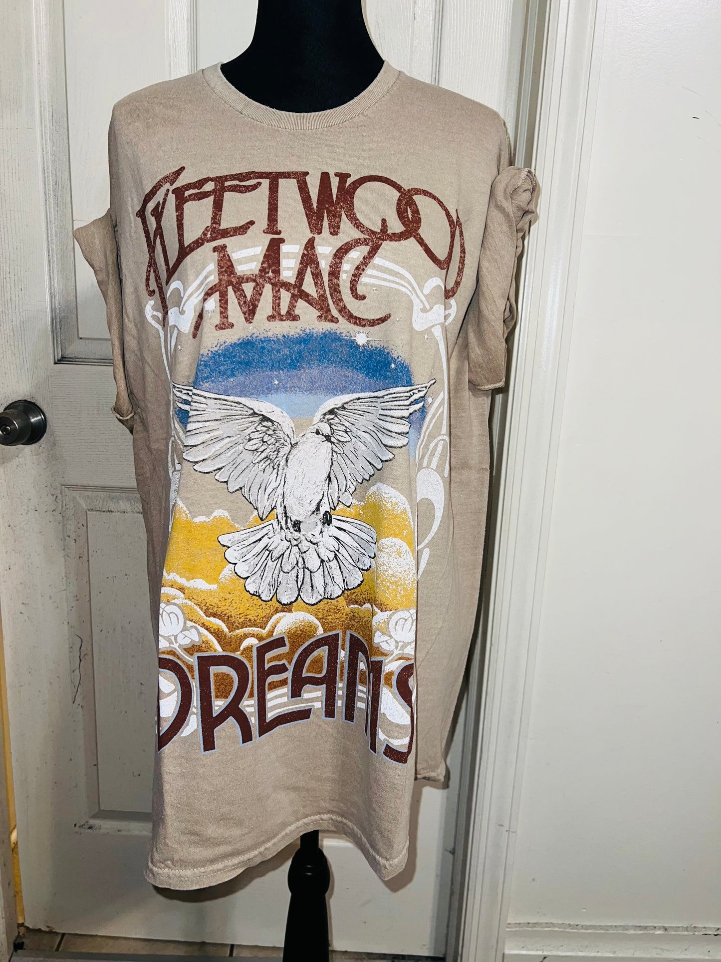 Fleetwood Mac Oversized Distressed Tee