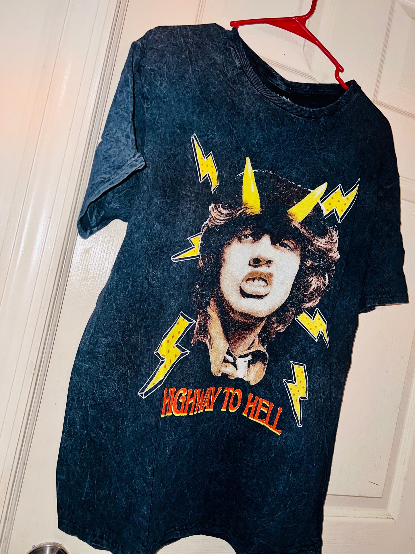 AC/DC Angus Young Highway to Hell Oversized Tee