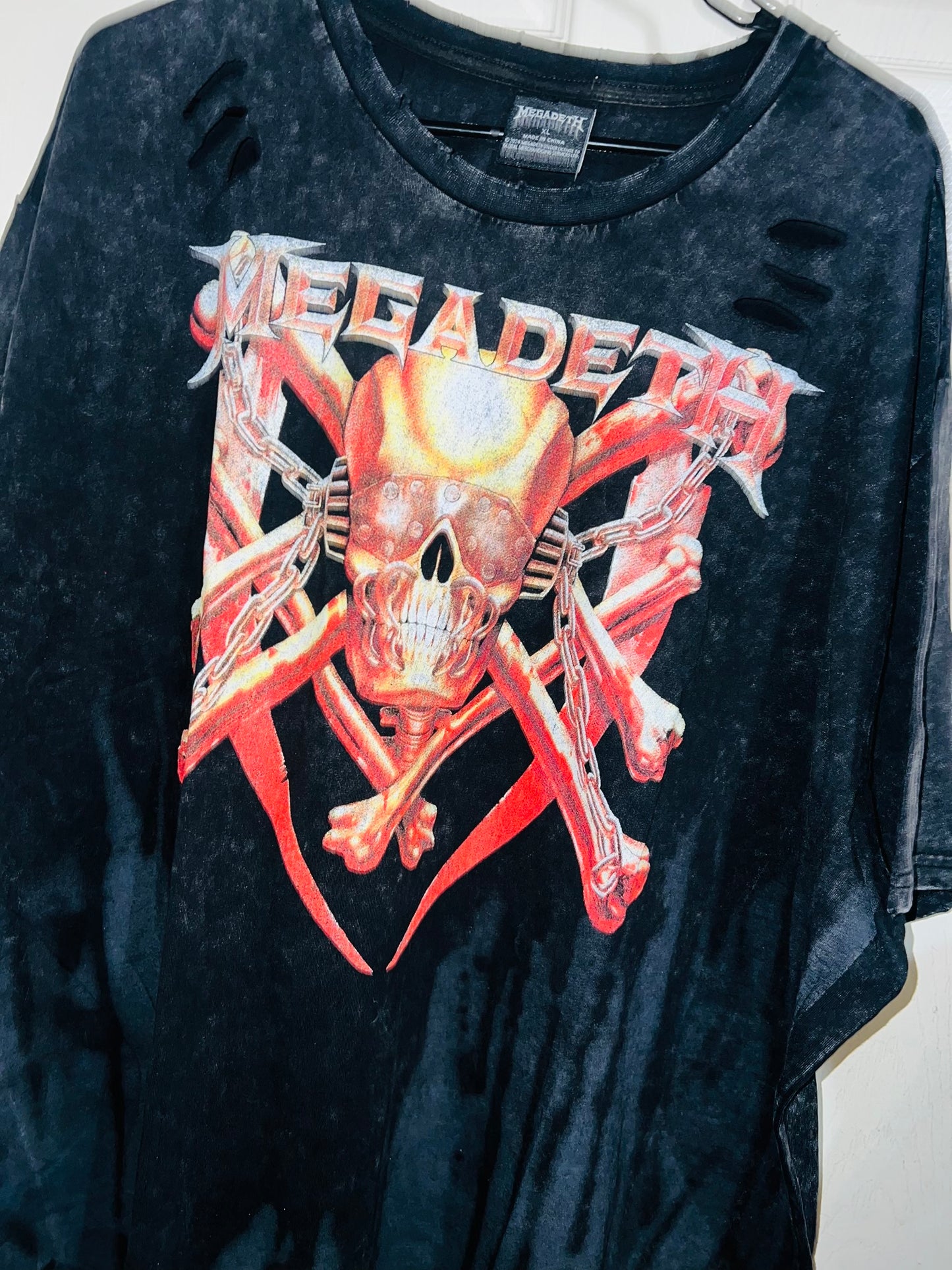 Megadeath Oversized Distressed Tee