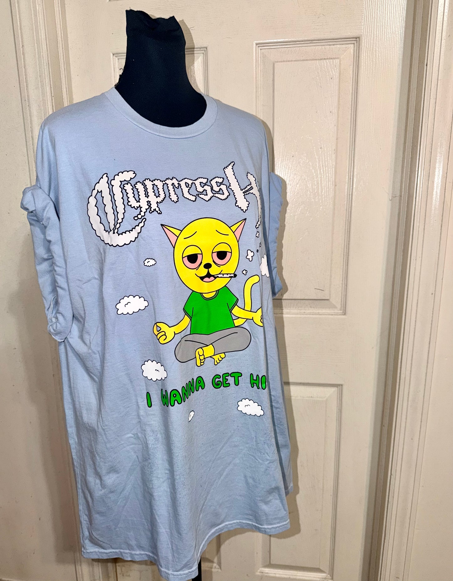 Cypress Hill Double Sided Oversized Distressed Tee