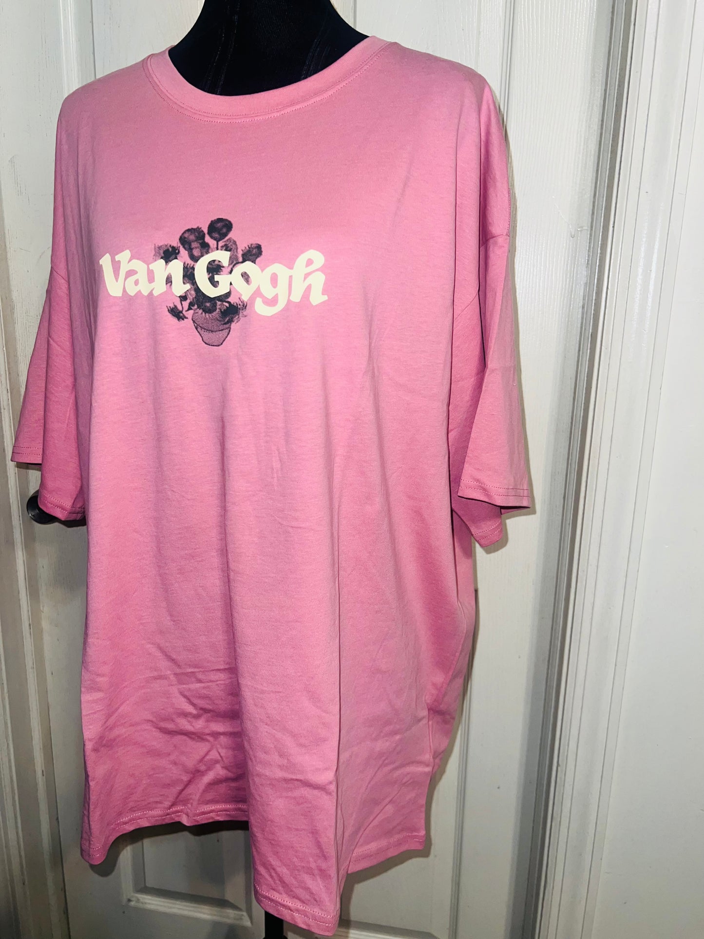 Vincent Van Gogh Double Sided Oversized Distressed Tee
